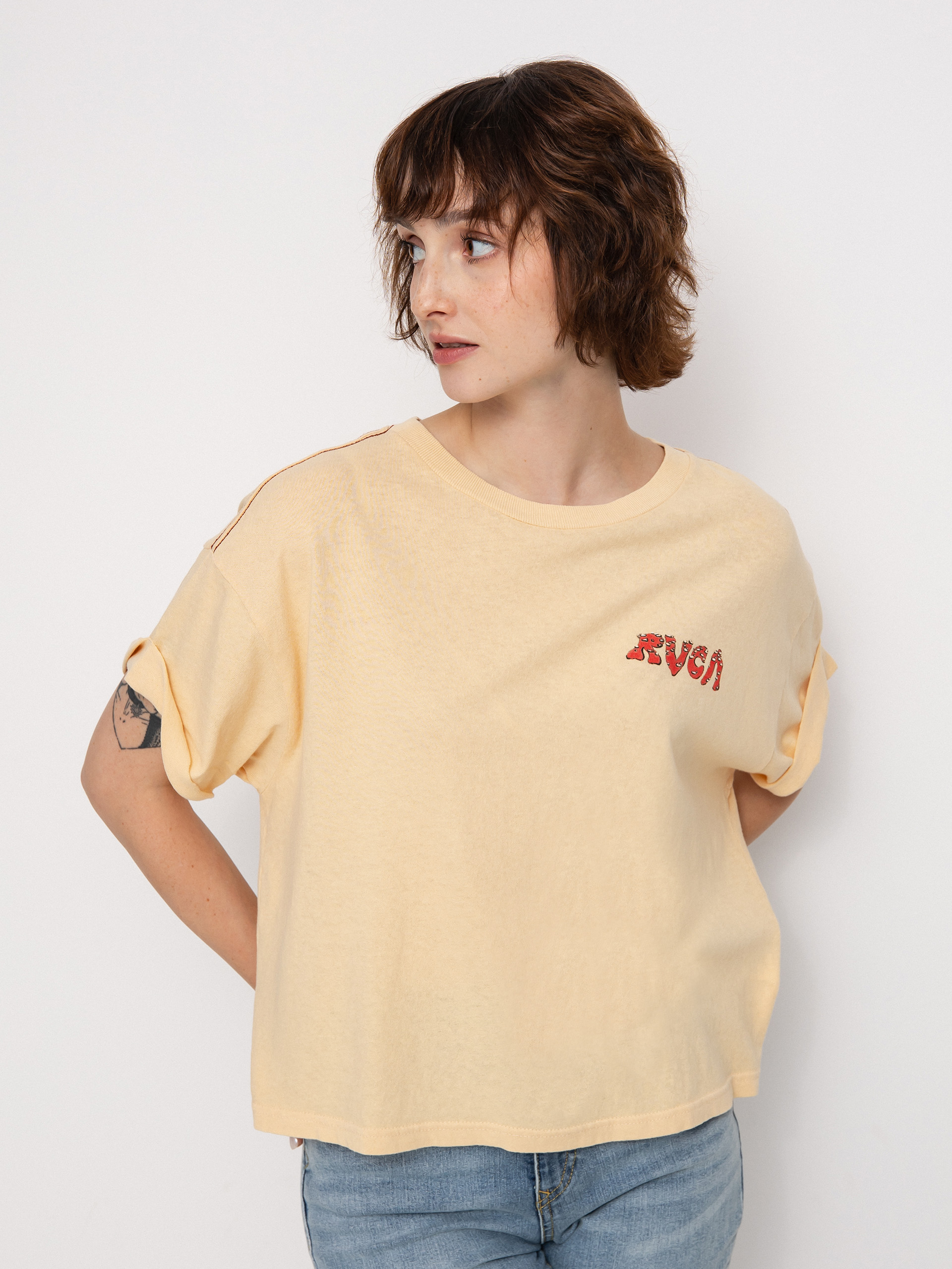 T-shirt RVCA Land Snail Wmn (honey)