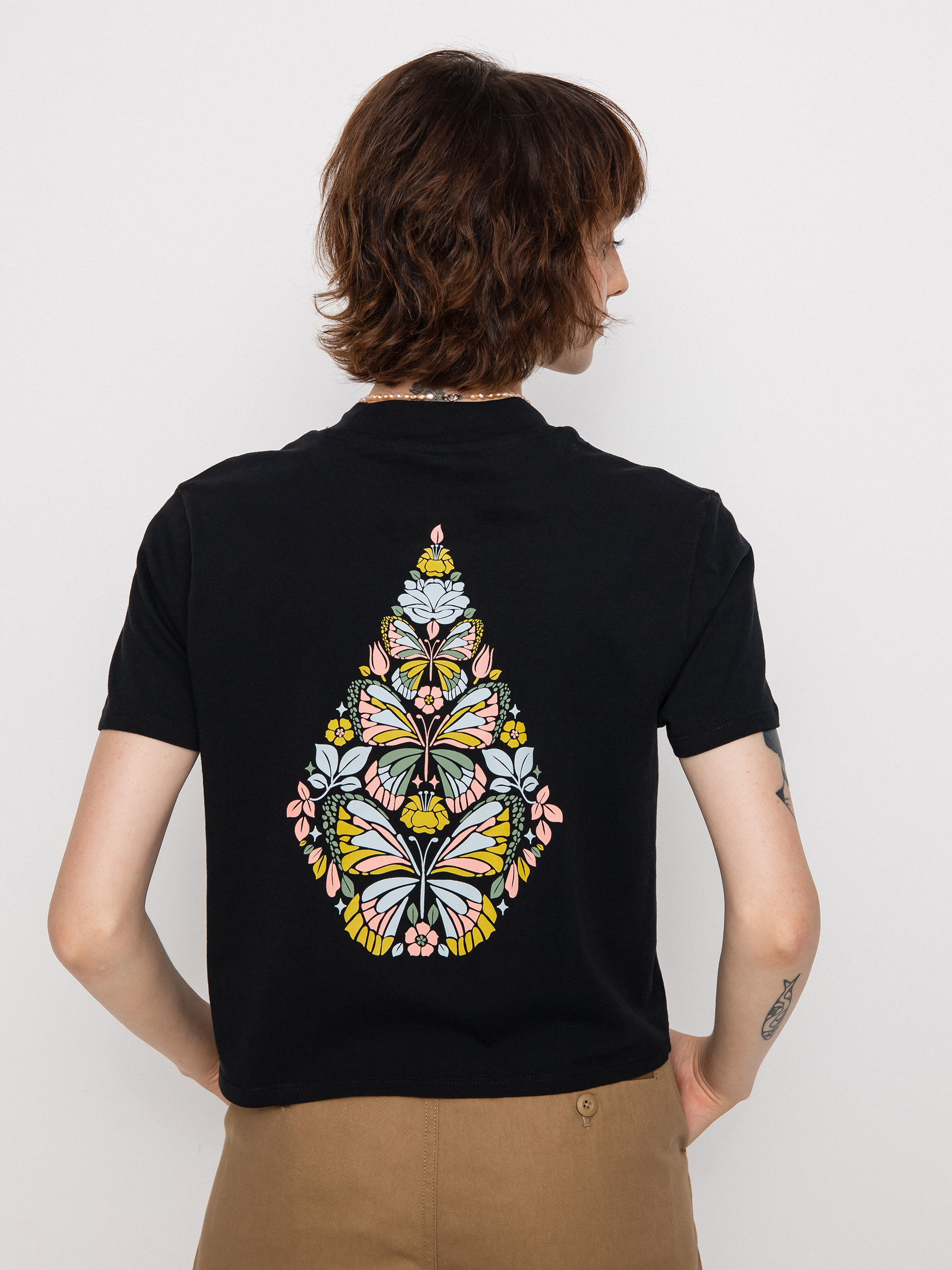T-shirt Volcom Pocket Dial Wmn (black)