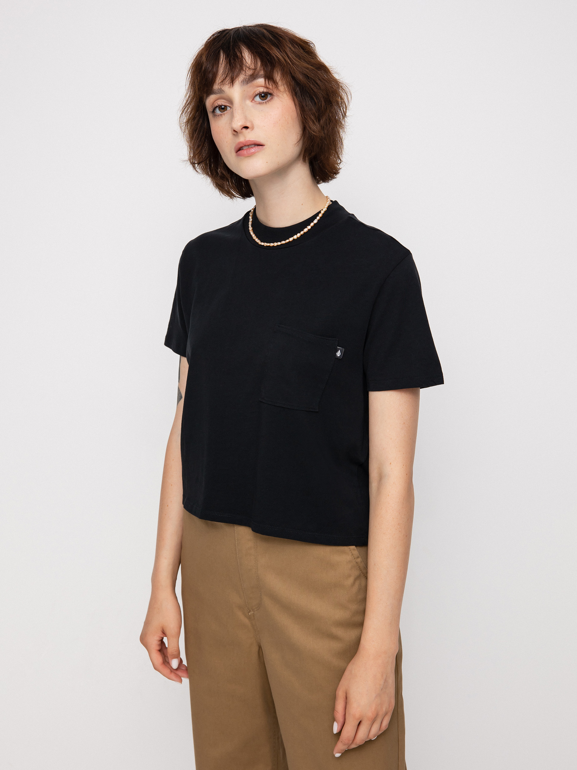 T-shirt Volcom Pocket Dial Wmn (black)