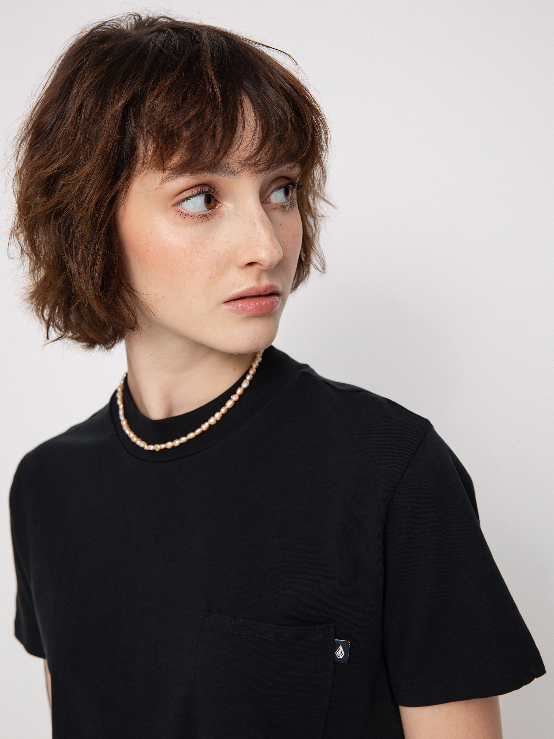 T-shirt Volcom Pocket Dial Wmn (black)