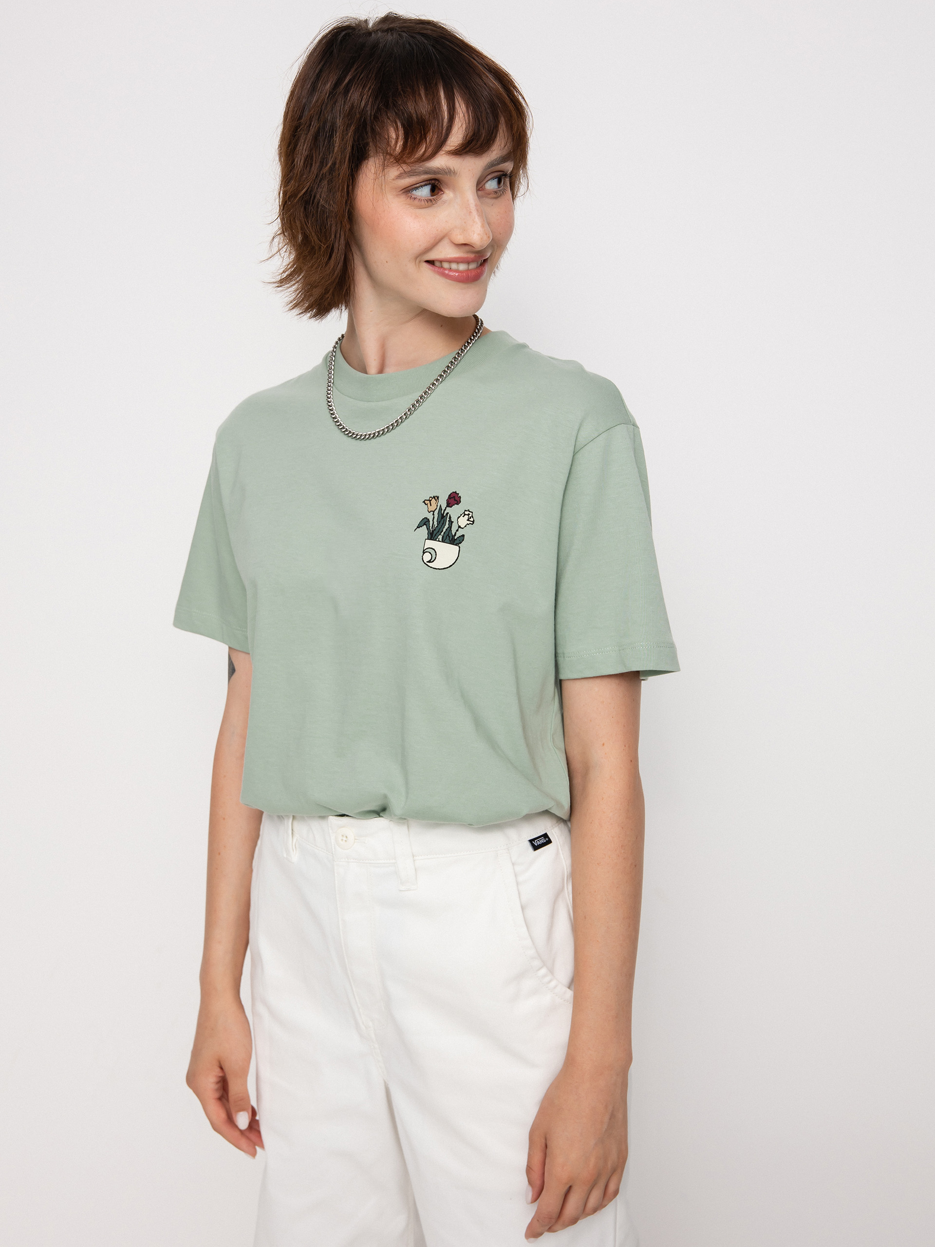 T-shirt Carhartt WIP Planter Wmn (misty sage)