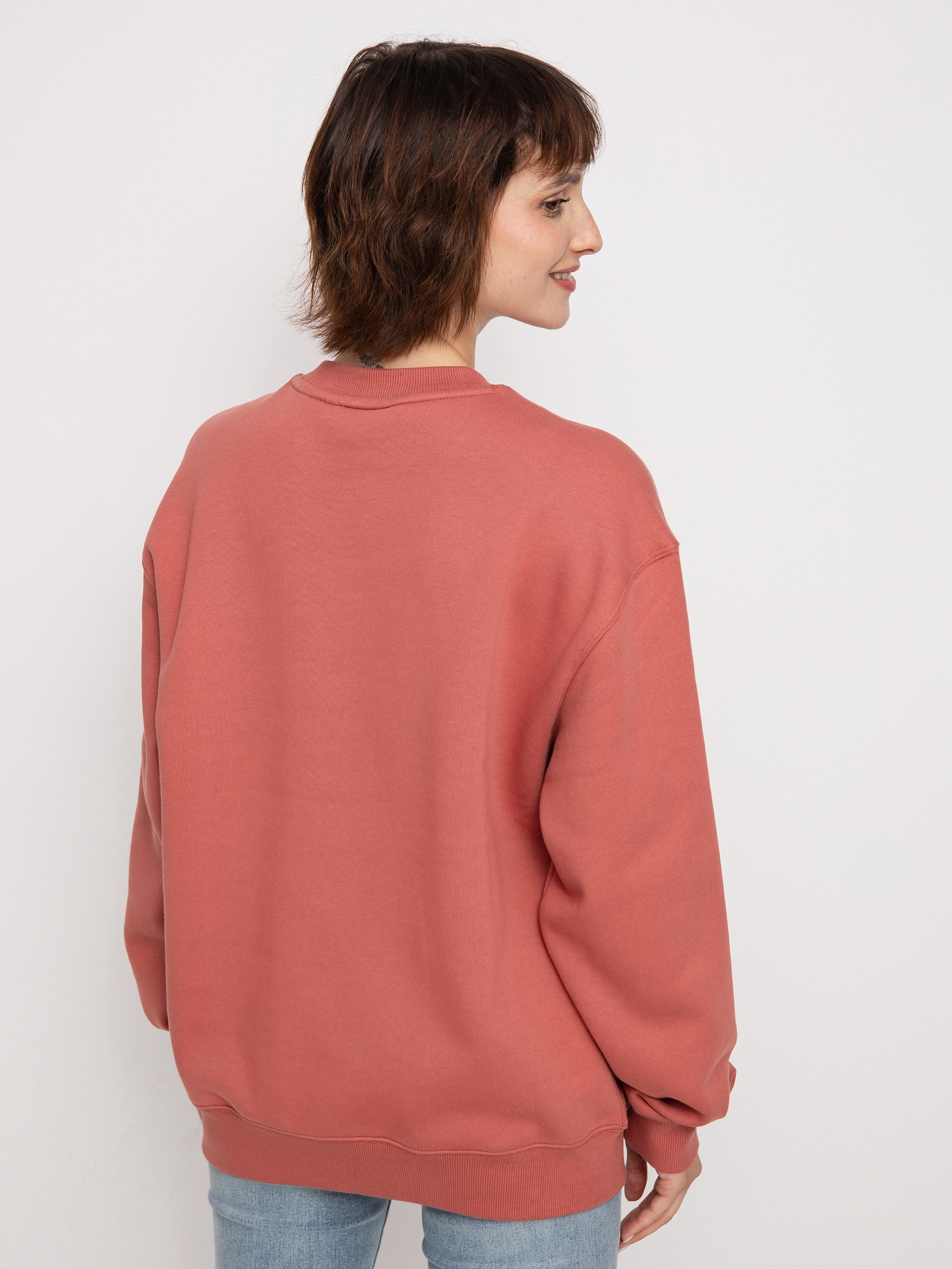 Bluza z kapturem Carhartt WIP Sweat Wmn (misty blush/vulcan)
