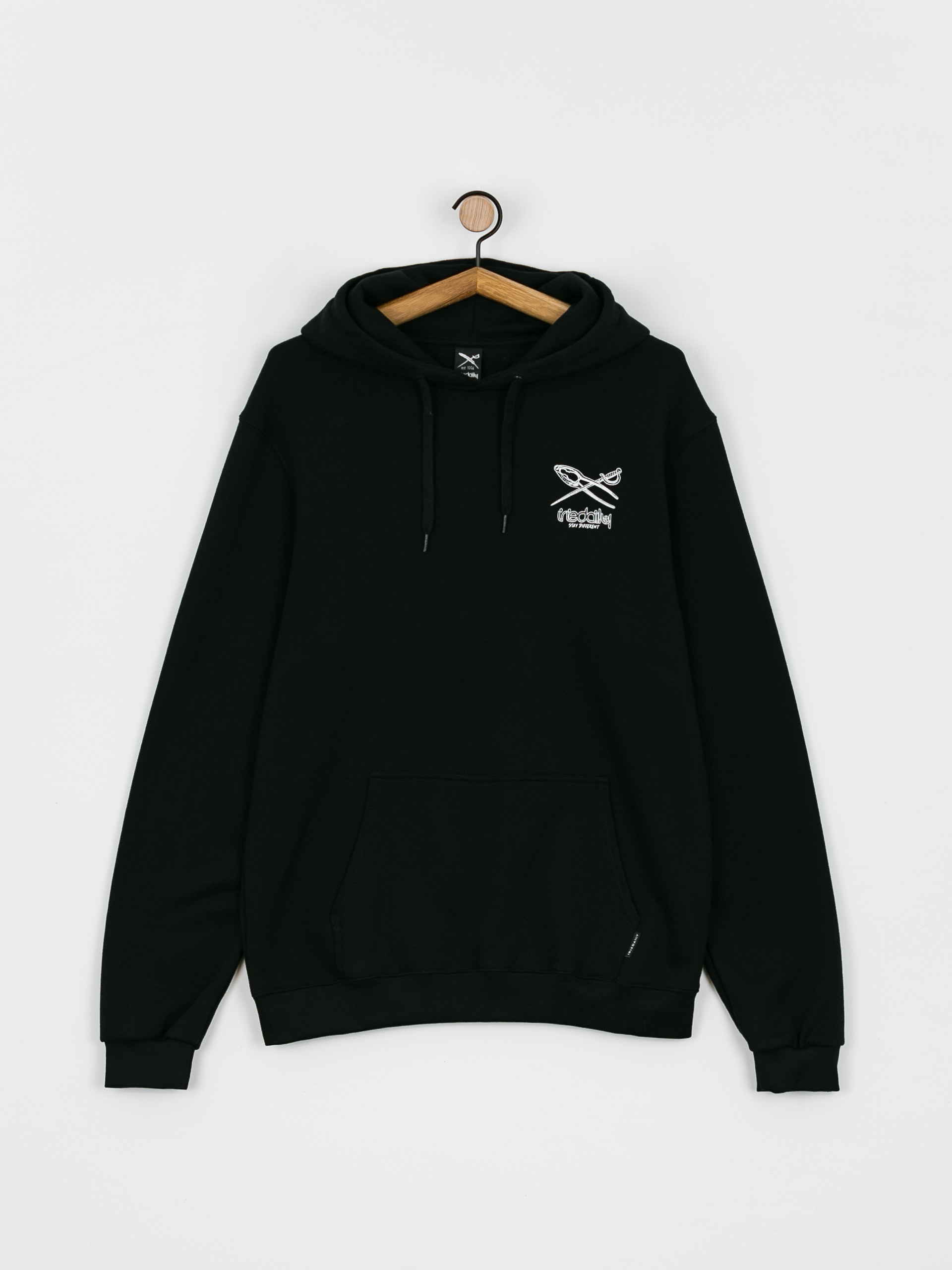 Bluza z kapturem Iriedaily Nutcrax (black)