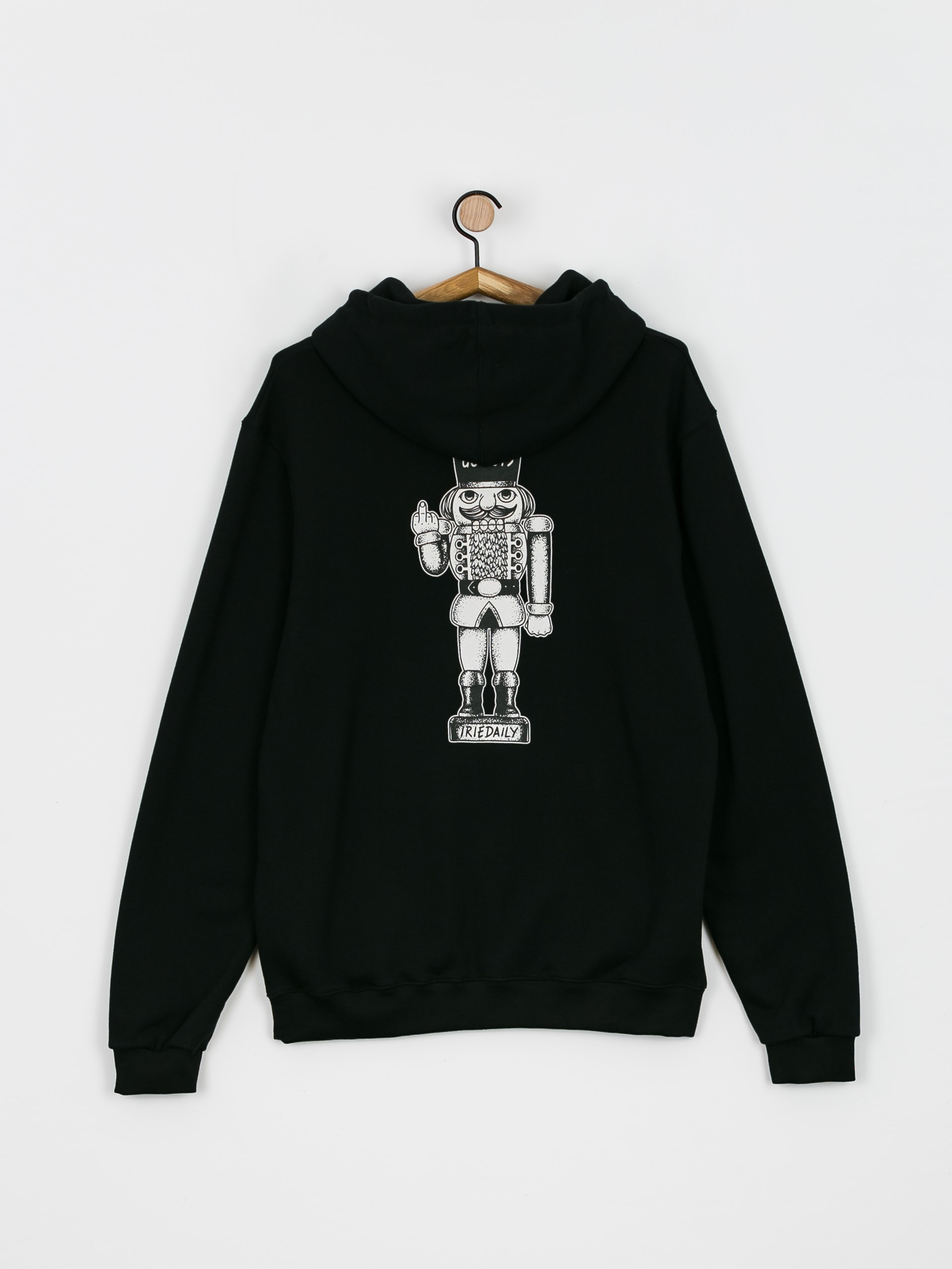 Bluza z kapturem Iriedaily Nutcrax (black)