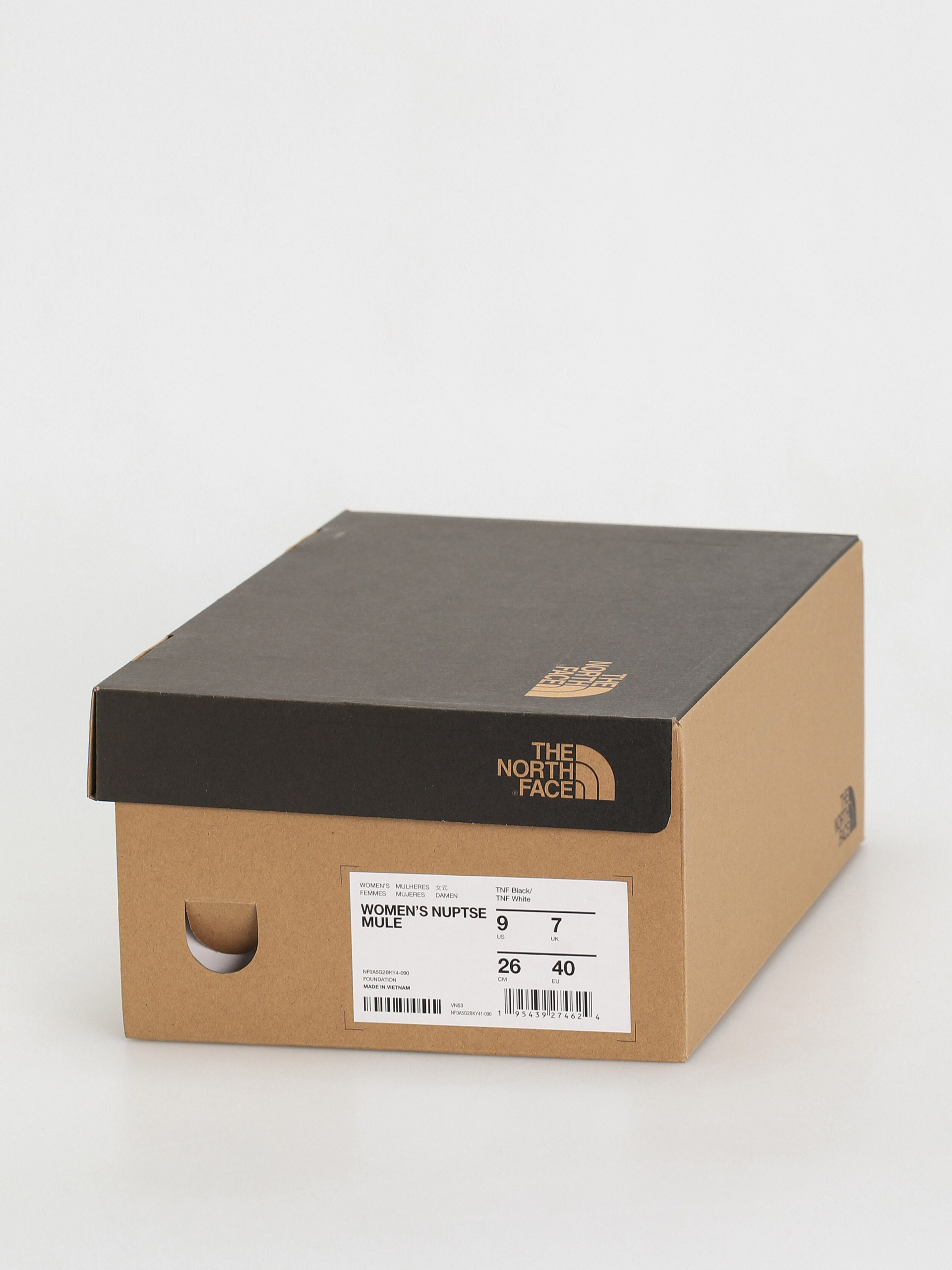 Buty The North Face Nuptse Mule Wmn (tnf black/tnf white)