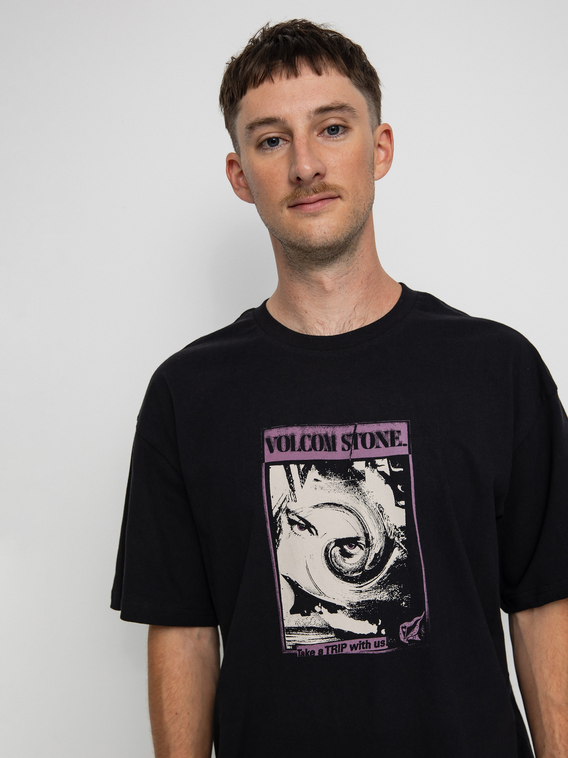 T-shirt Volcom Psych Trip Lse (black)