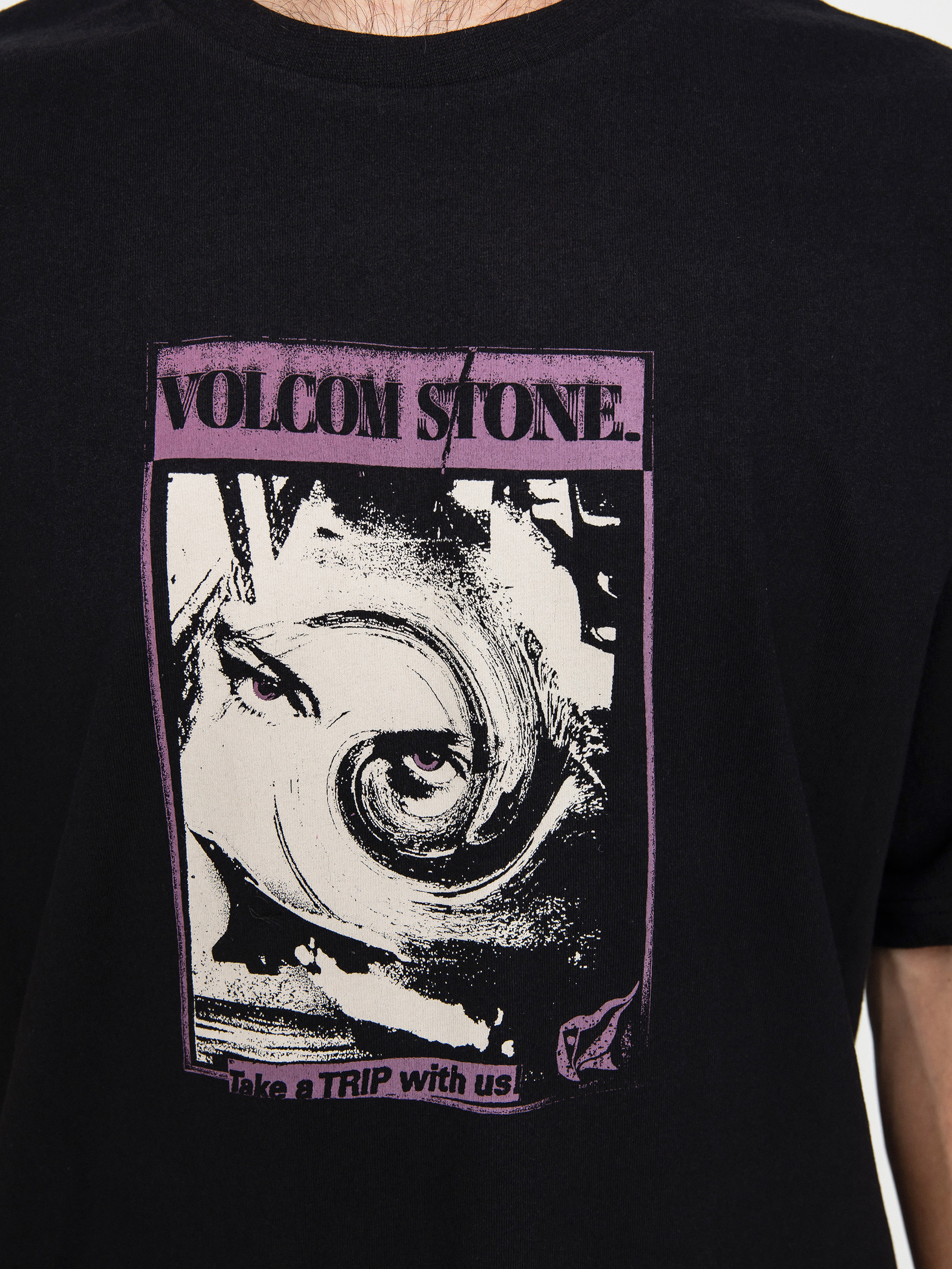 T-shirt Volcom Psych Trip Lse (black)