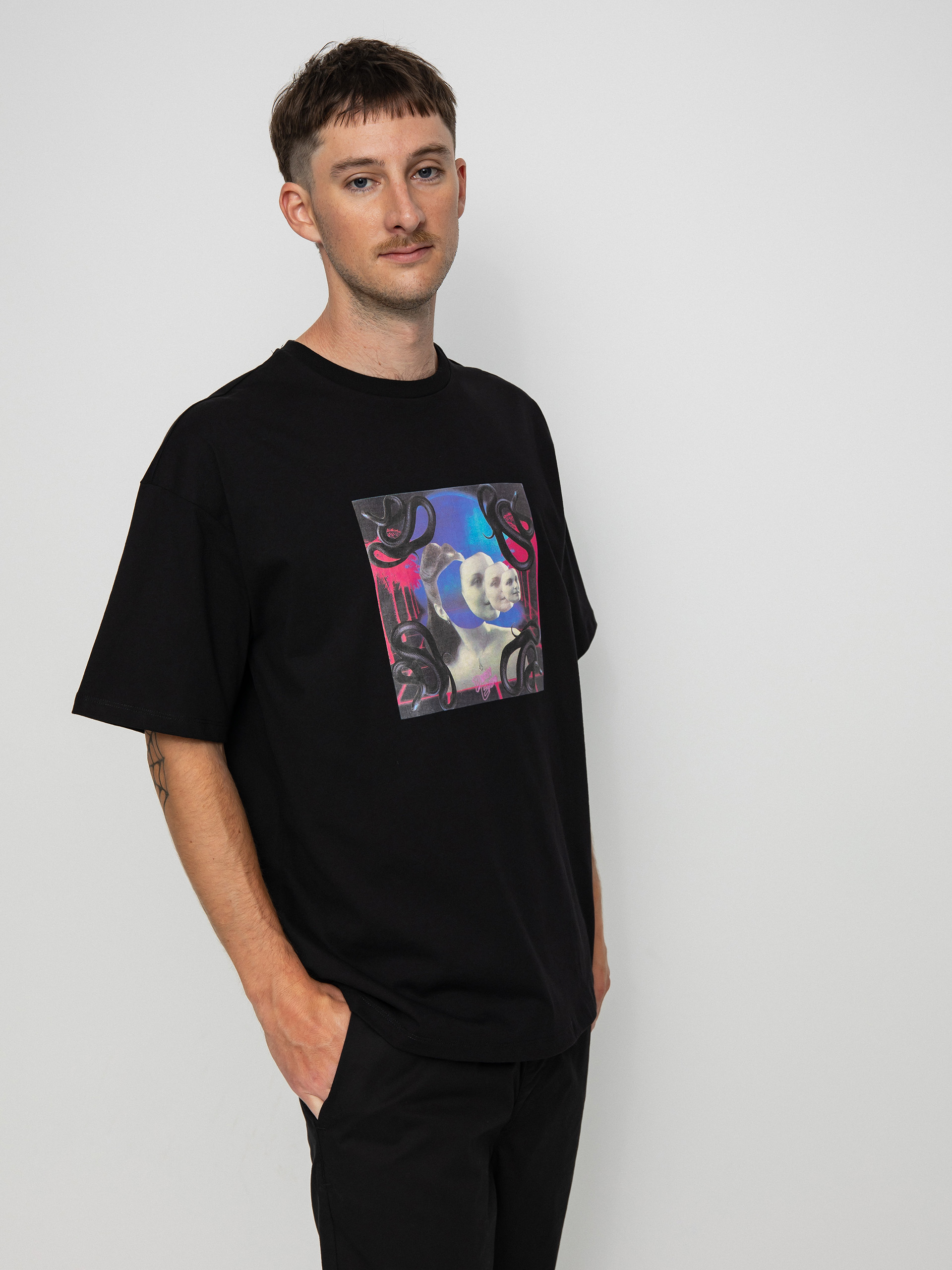 T-shirt Volcom Dirtyends Lse (black)