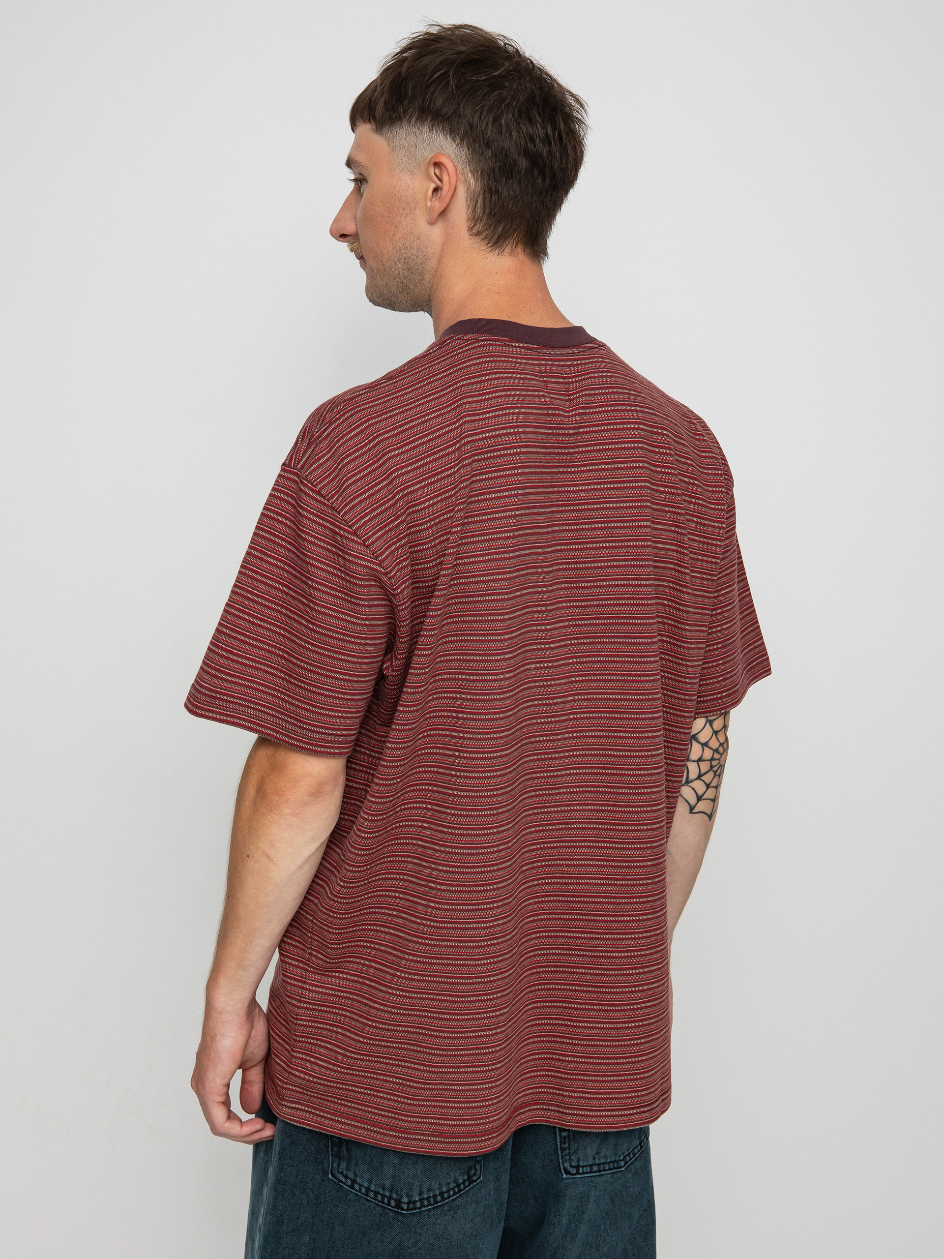 T-shirt Polar Skate Dizzy Stripe (bordeaux)