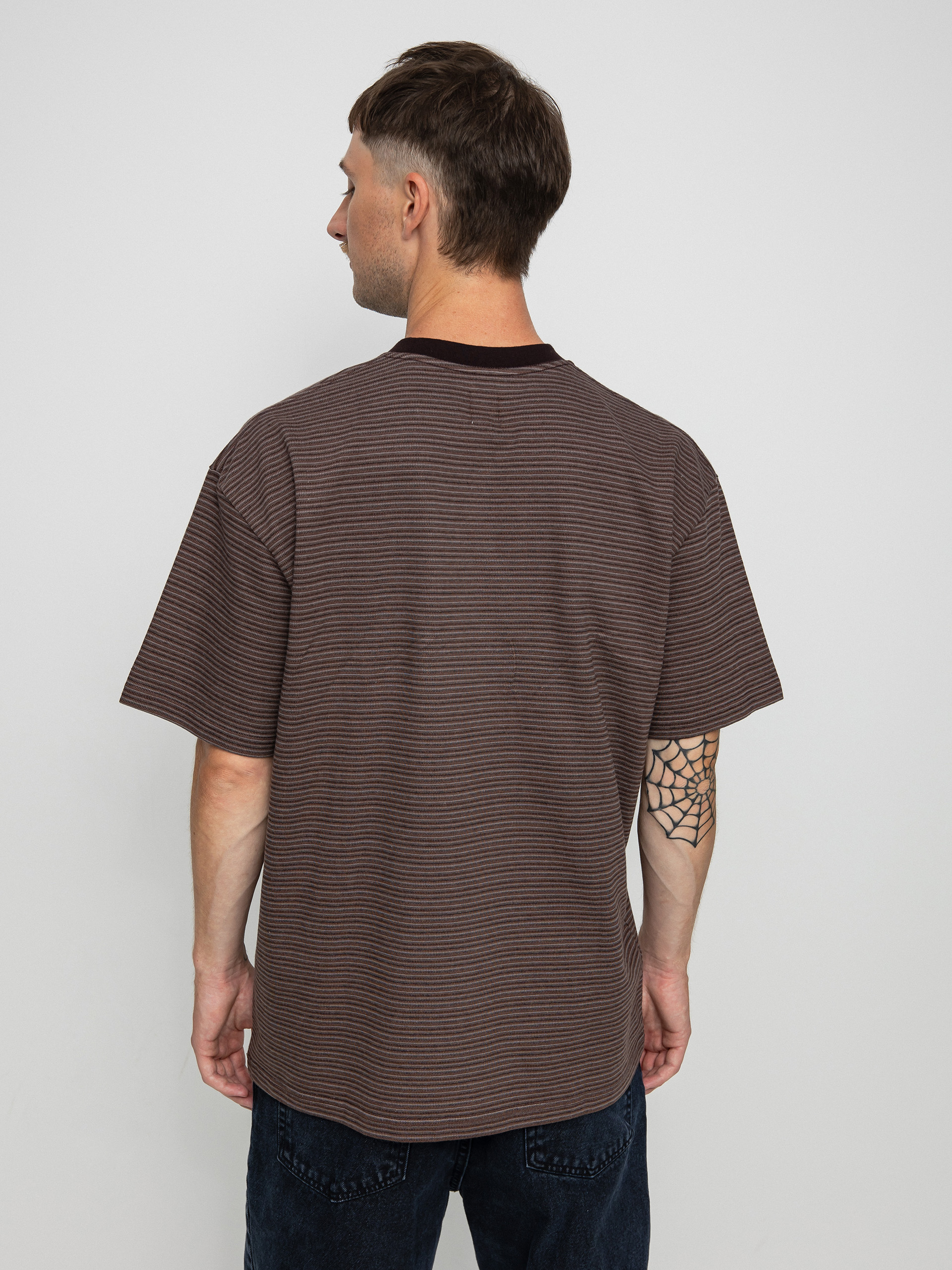 T-shirt Polar Skate Dizzy Stripe (chocolate)