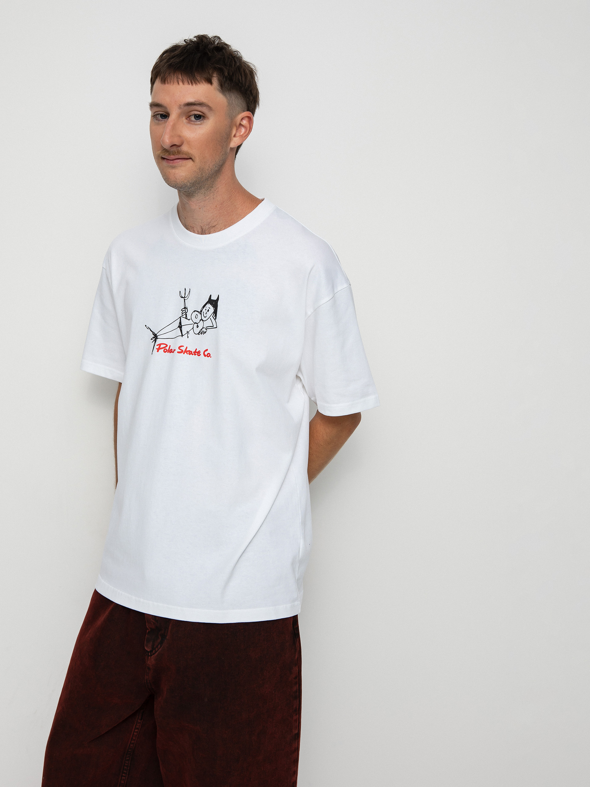 T-shirt Polar Skate Devil Woman (white)