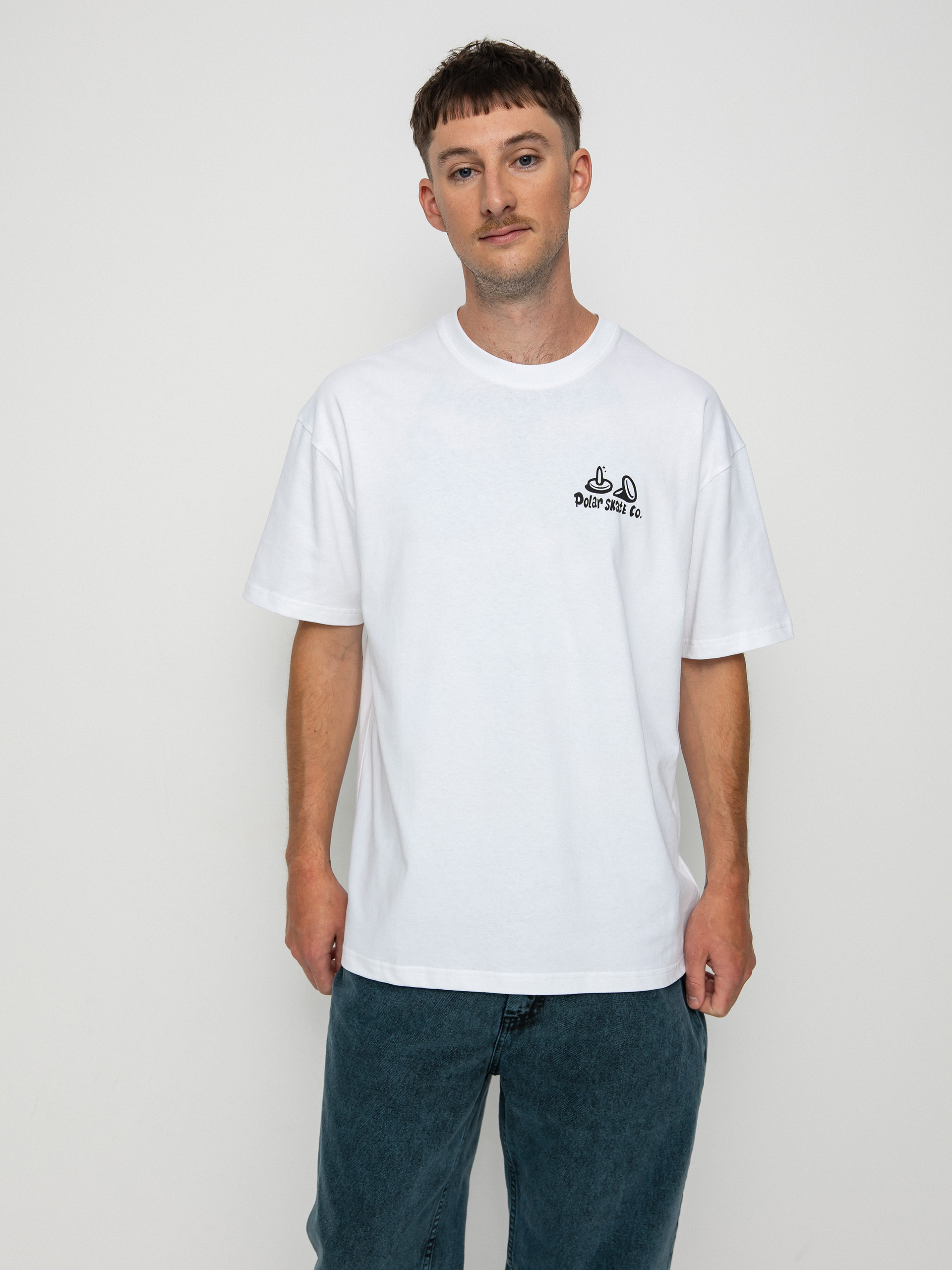 T-shirt Polar Skate Flat Tire (white)