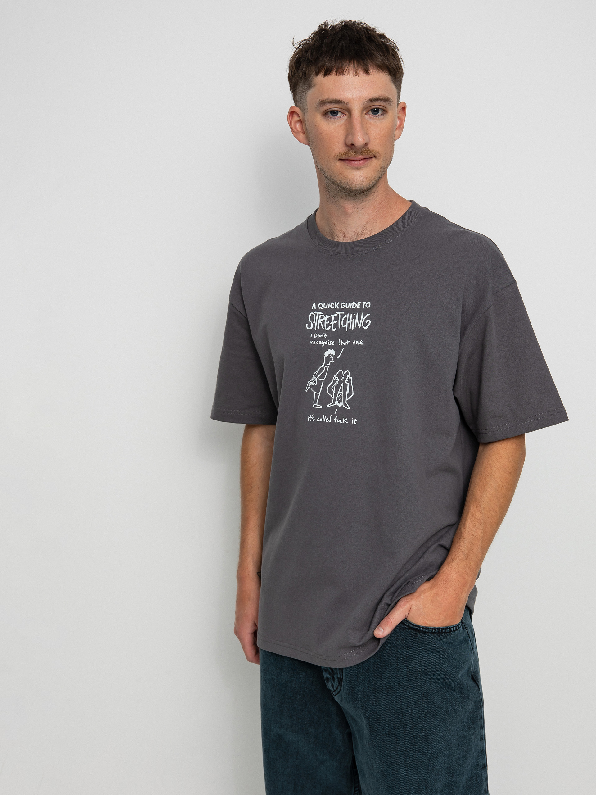 T-shirt Polar Skate Streetching (graphite)