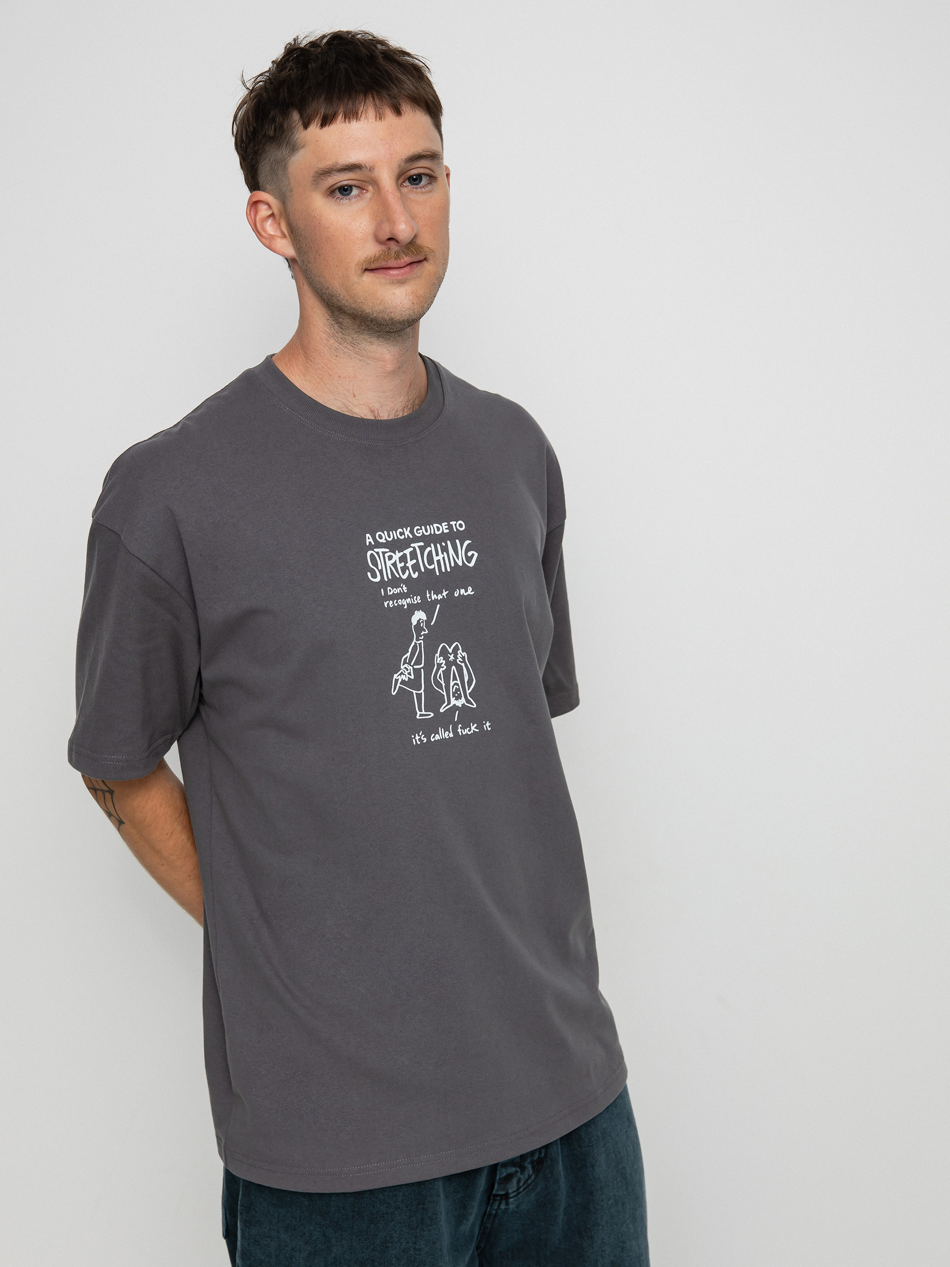 T-shirt Polar Skate Streetching (graphite)