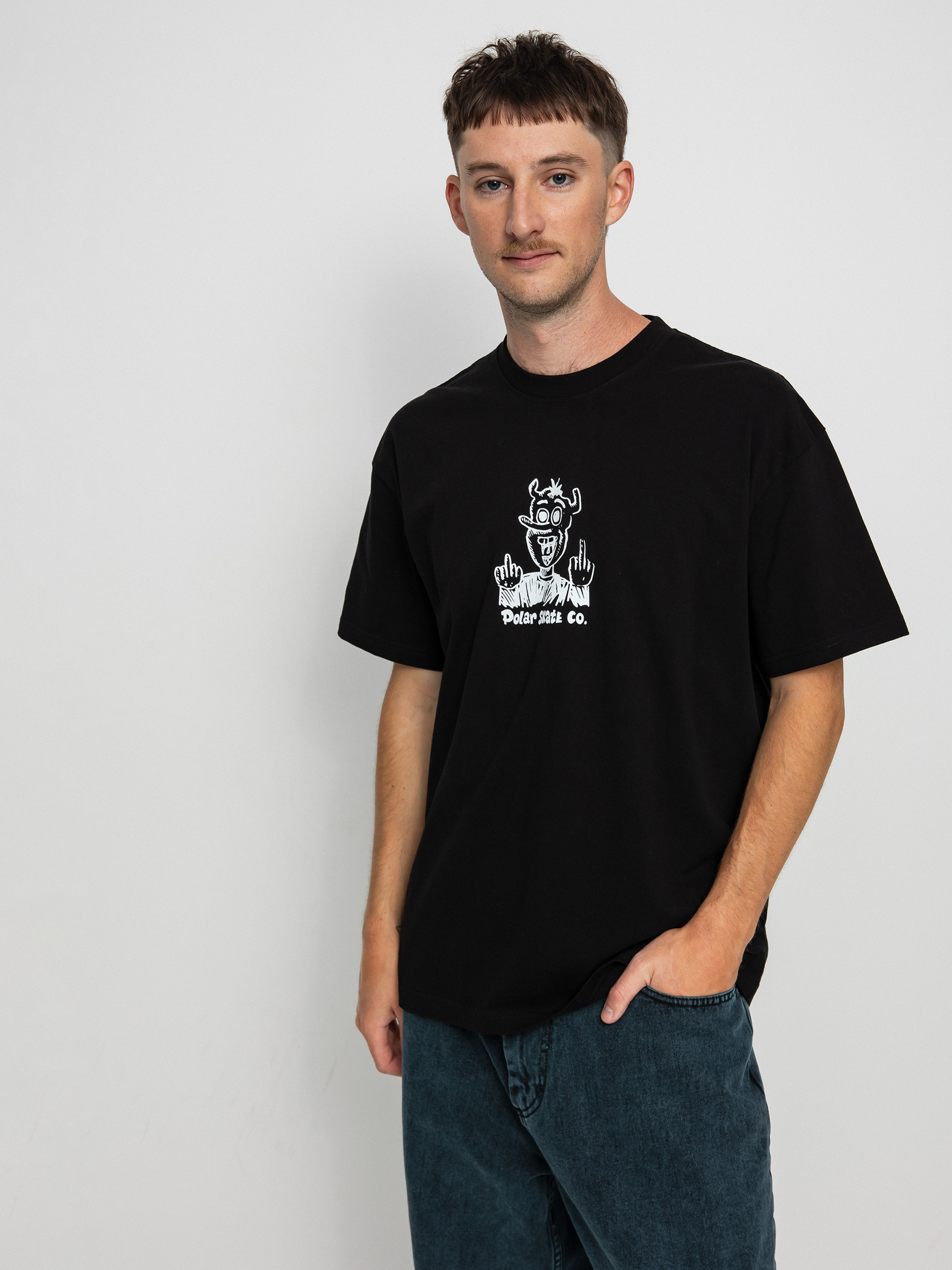 T-shirt Polar Skate Devil Man (black)