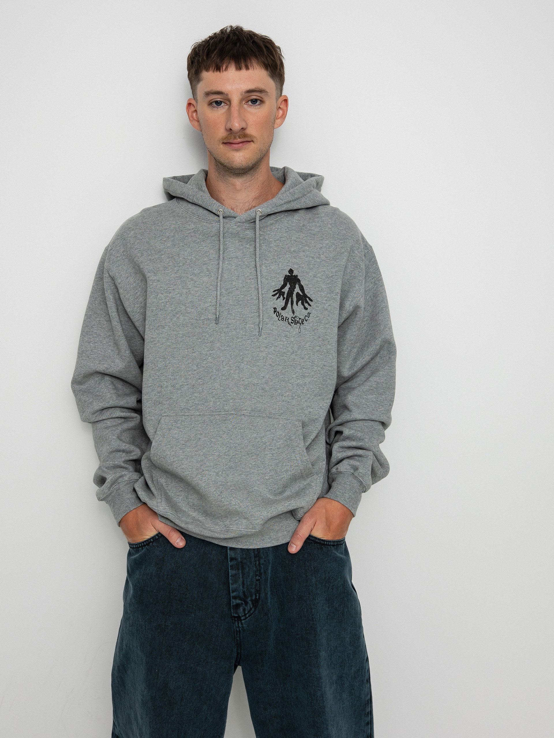 Bluza z kapturem Polar Skate Jungle HD (heather grey)