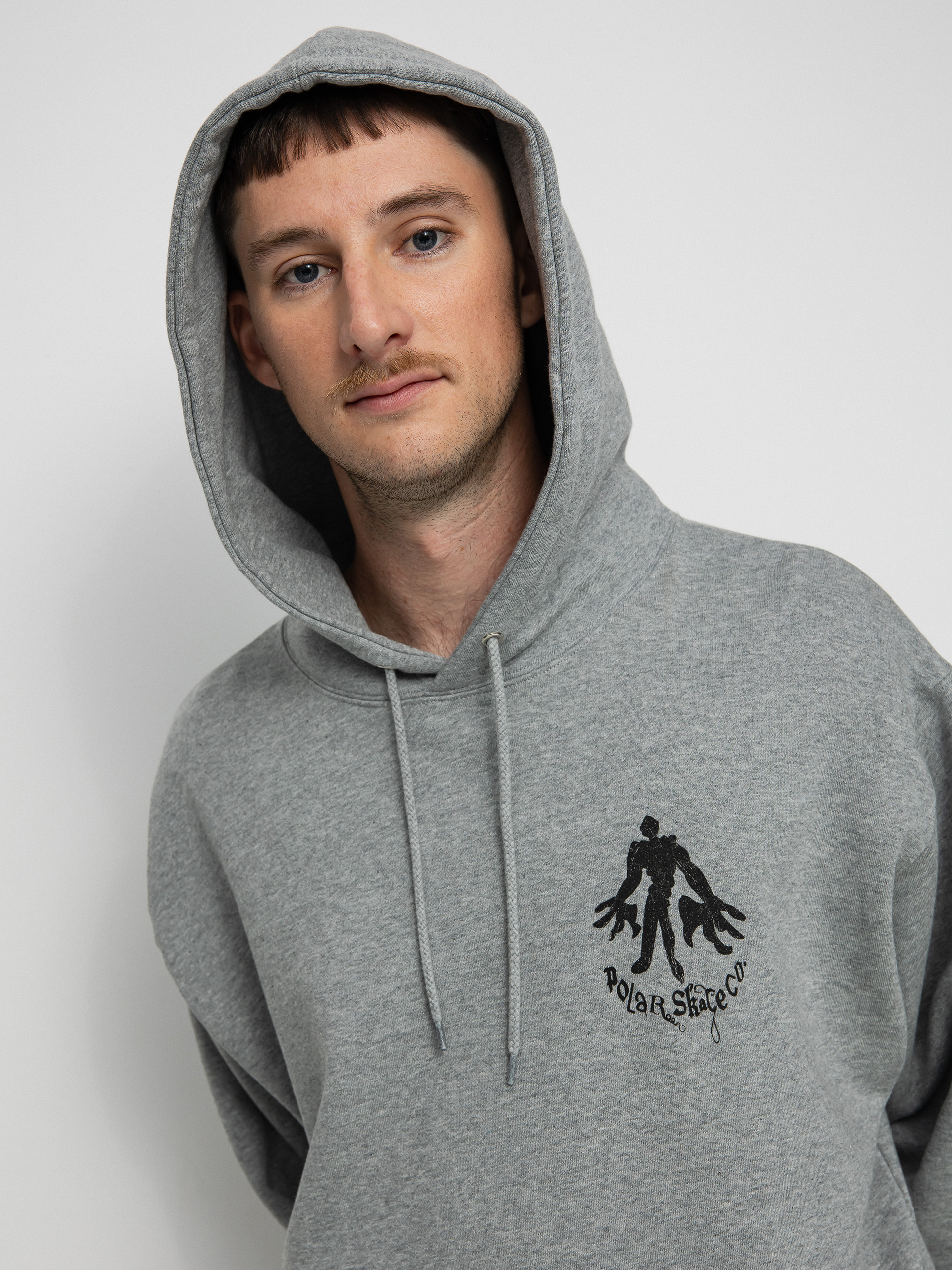 Bluza z kapturem Polar Skate Jungle HD (heather grey)