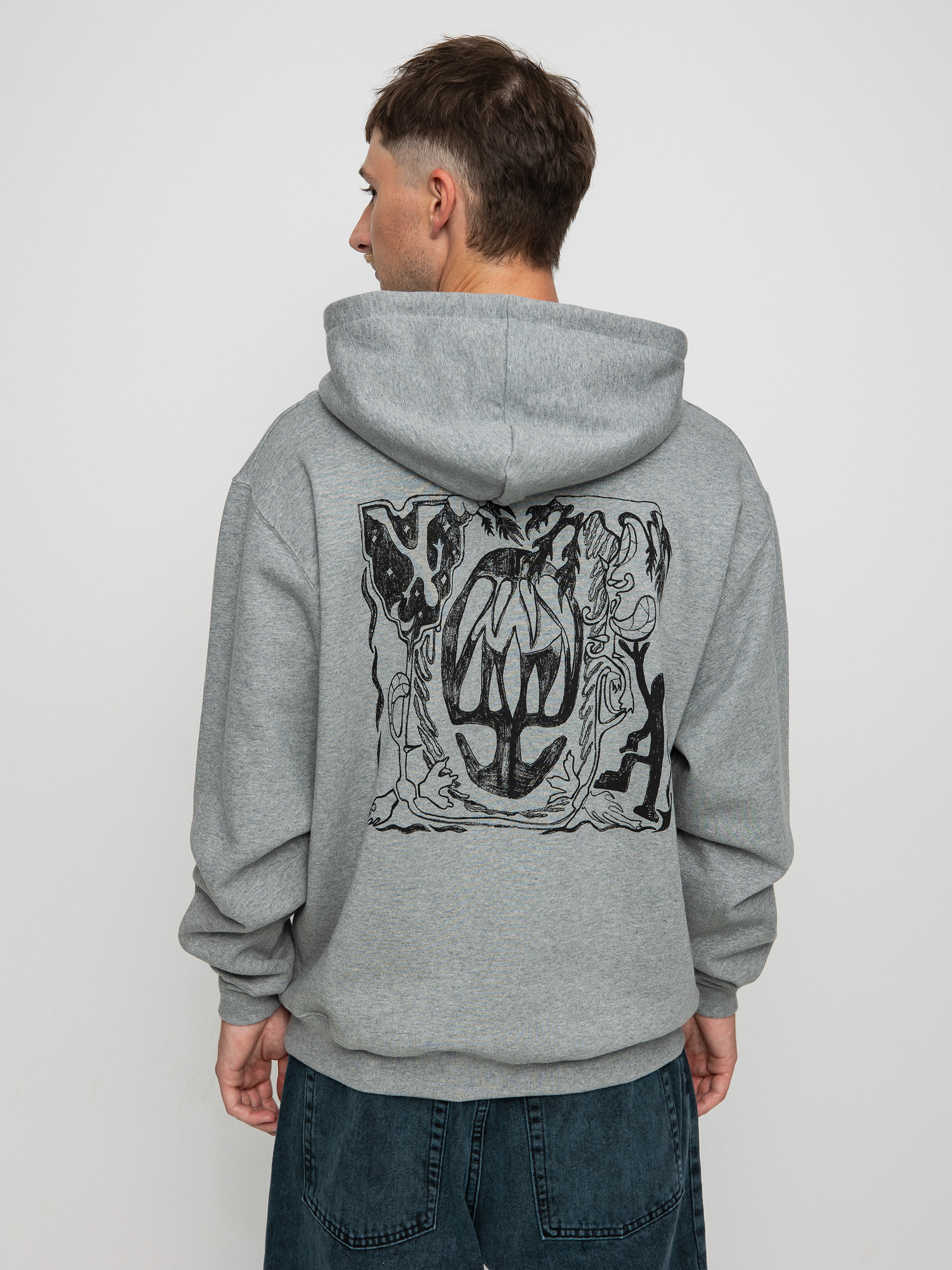 Bluza z kapturem Polar Skate Jungle HD (heather grey)