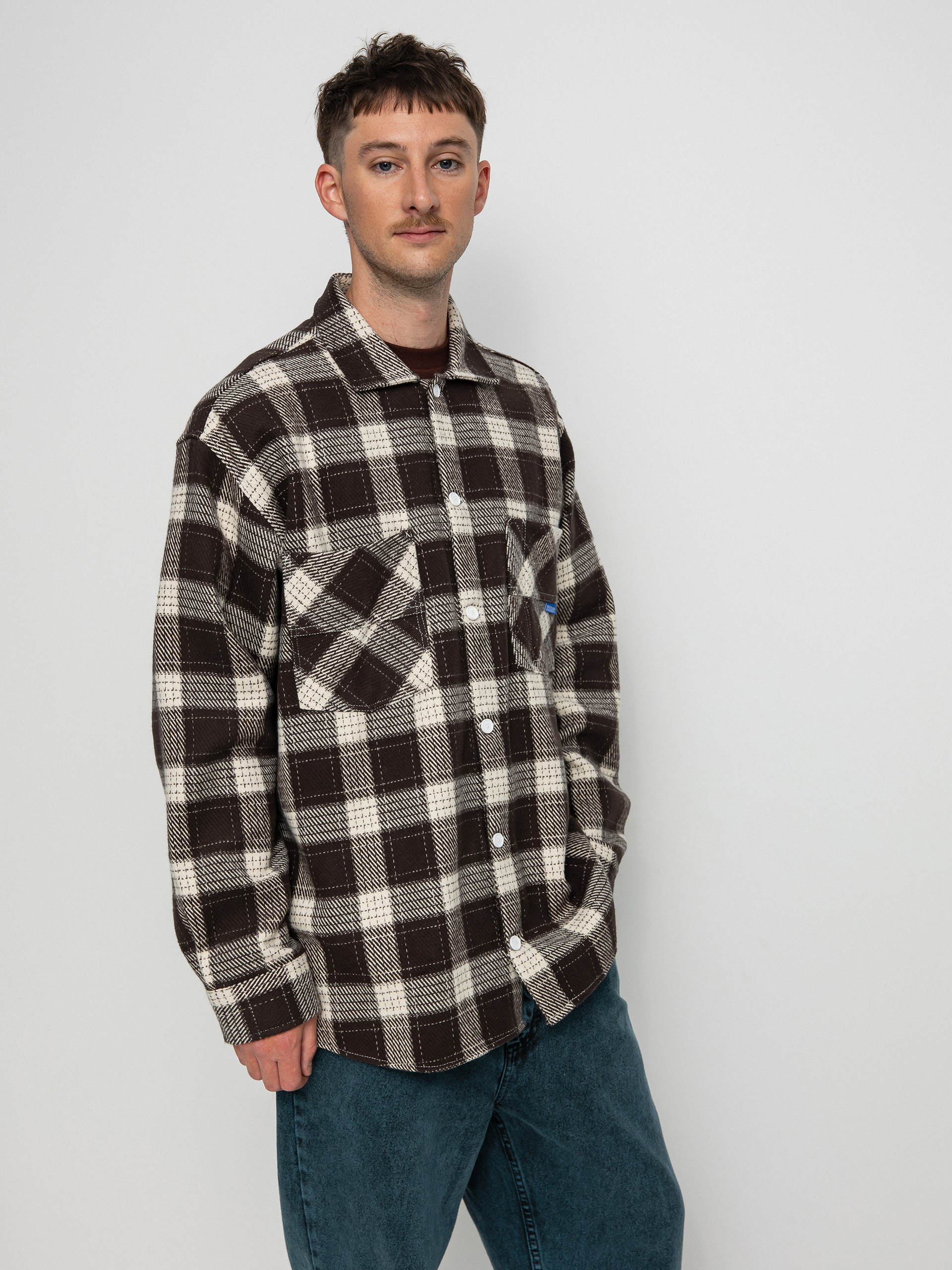 Koszula Polar Skate Big Boy Flannel (brown)
