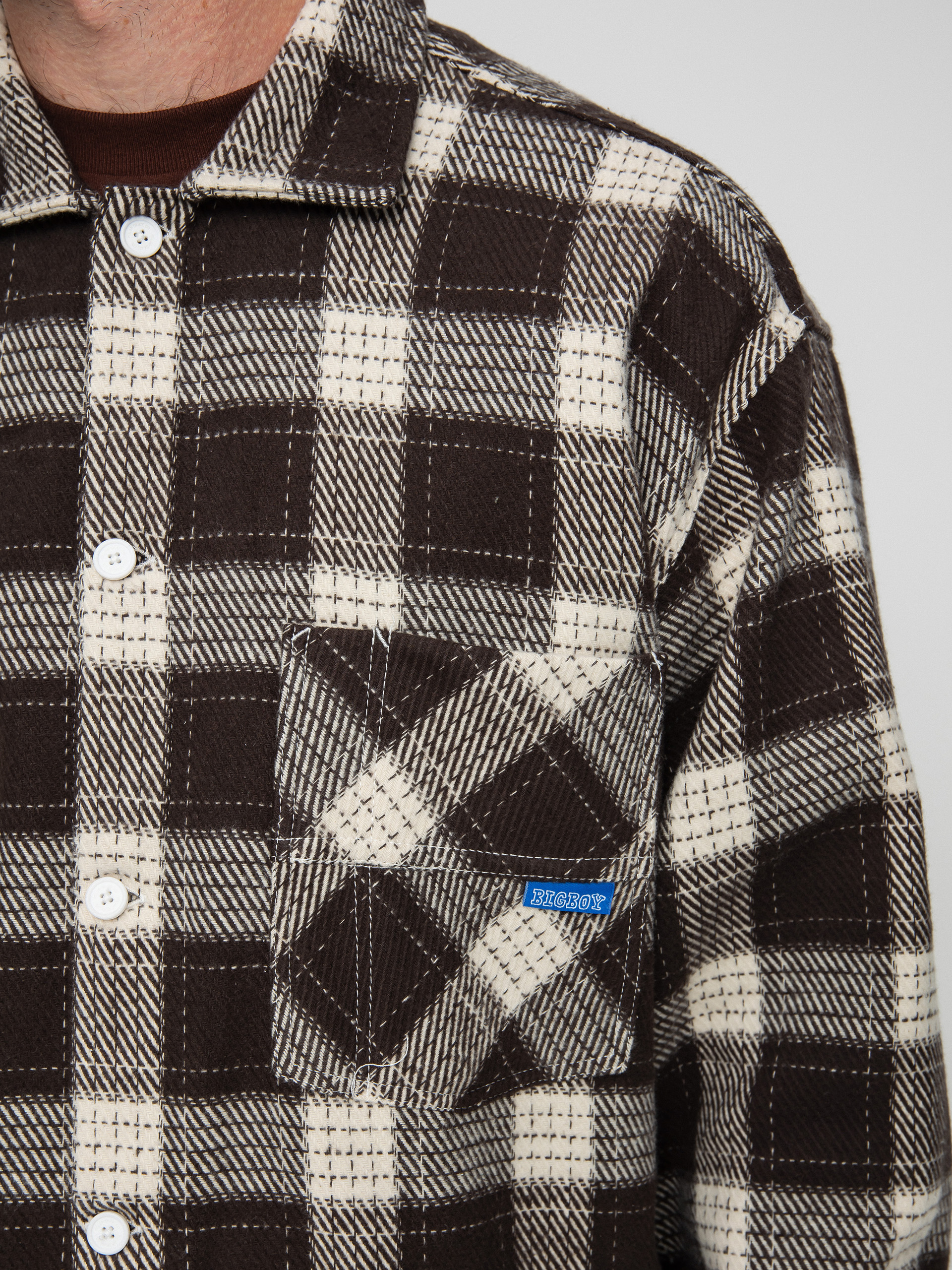 Koszula Polar Skate Big Boy Flannel (brown)