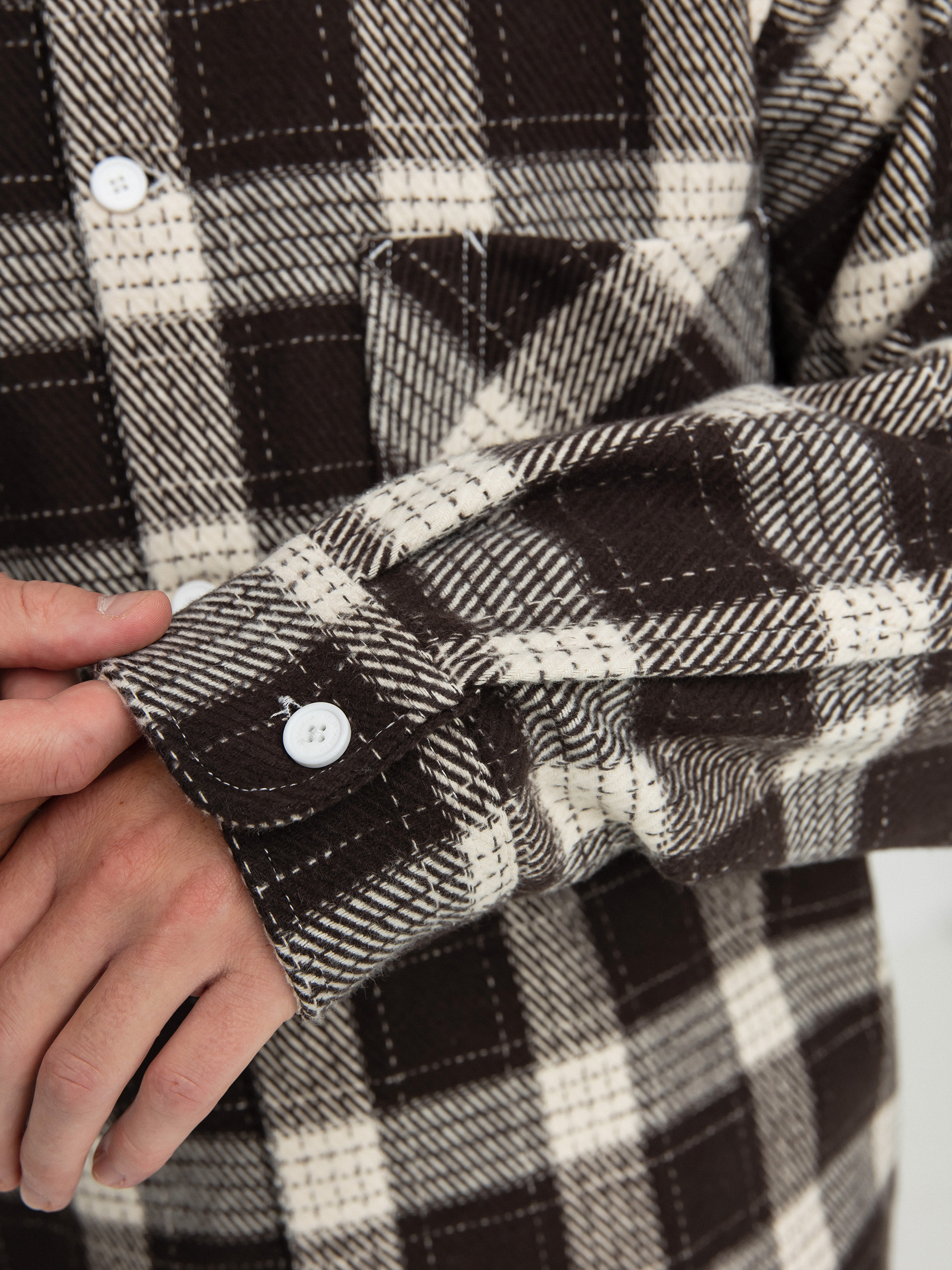 Koszula Polar Skate Big Boy Flannel (brown)