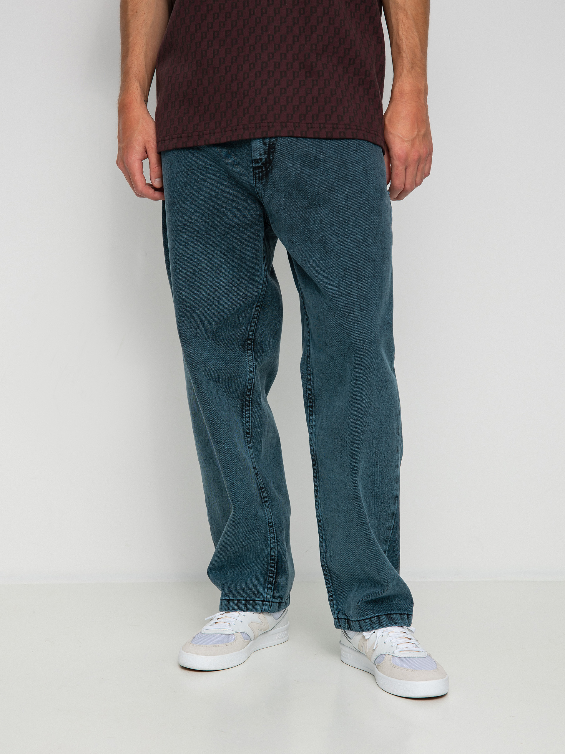 Spodnie Polar Skate 93! Denim (cyan black)