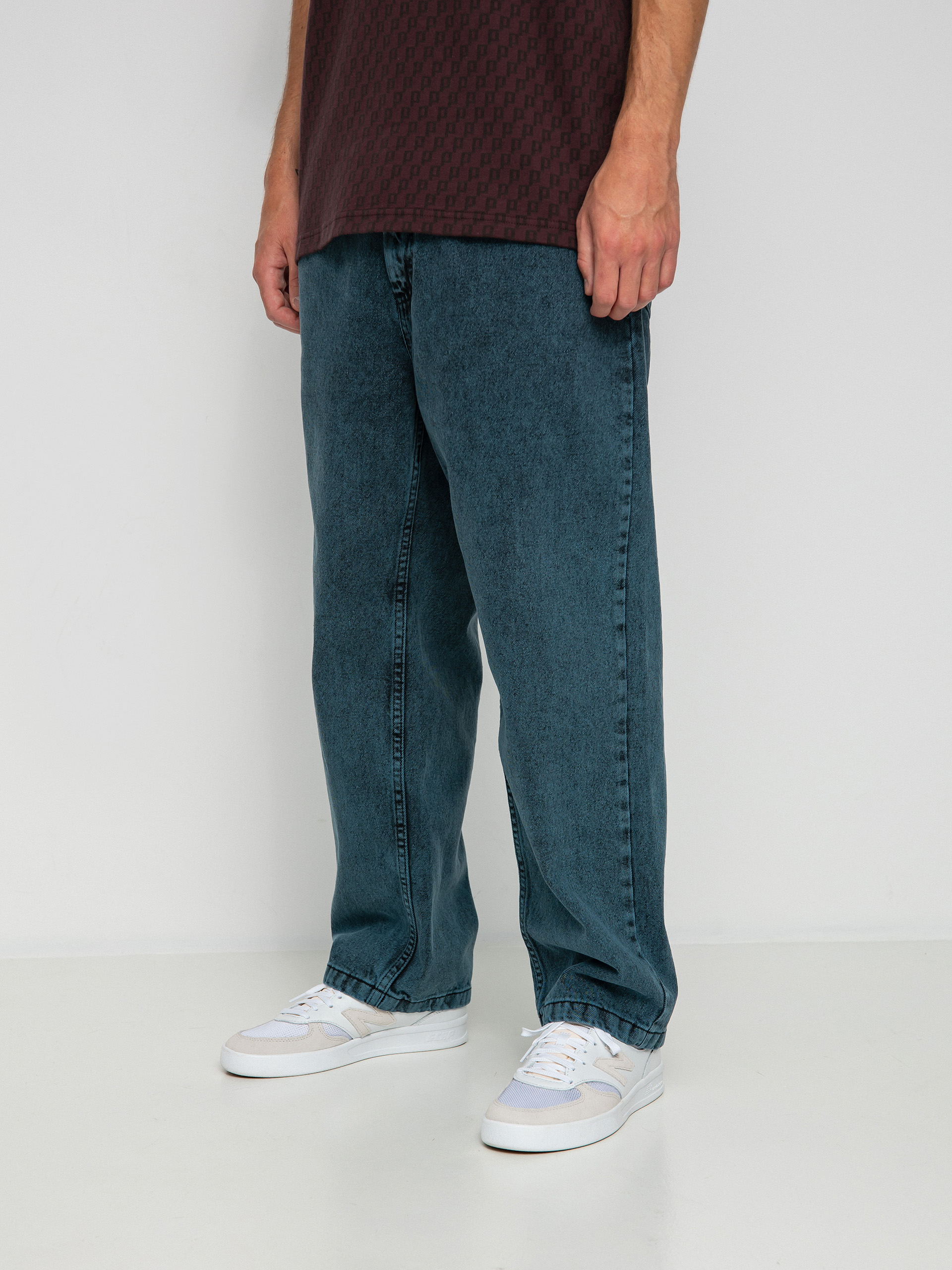Spodnie Polar Skate 93! Denim (cyan black)