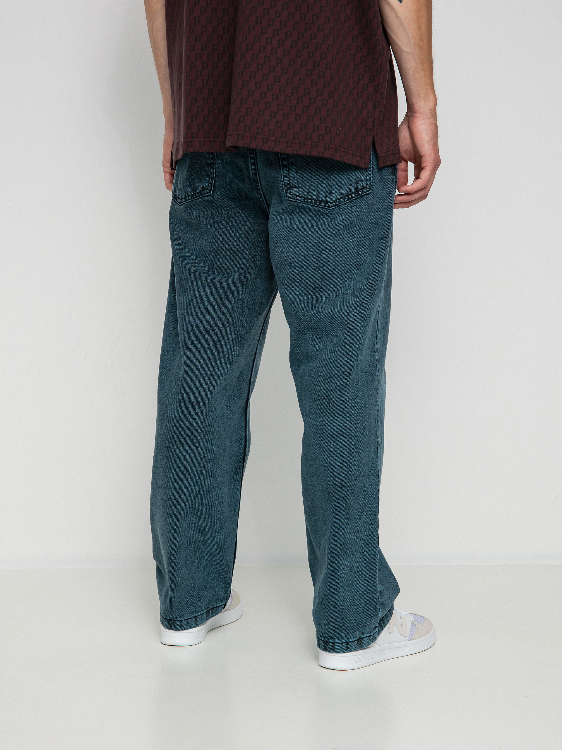 Spodnie Polar Skate 93! Denim (cyan black)