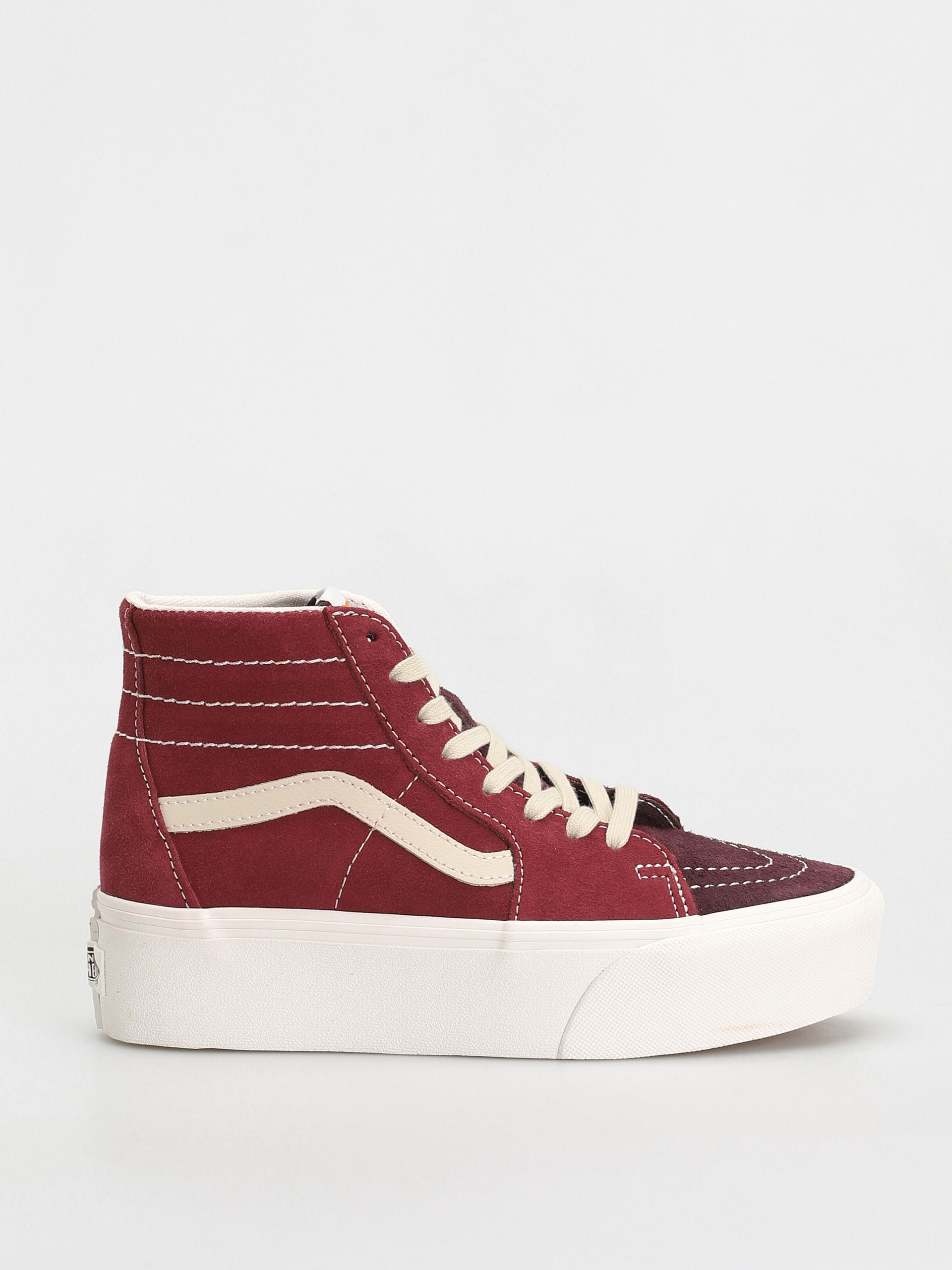 Buty Vans Sk8 Hi Tapered Stackform (varsity suede tawny port)