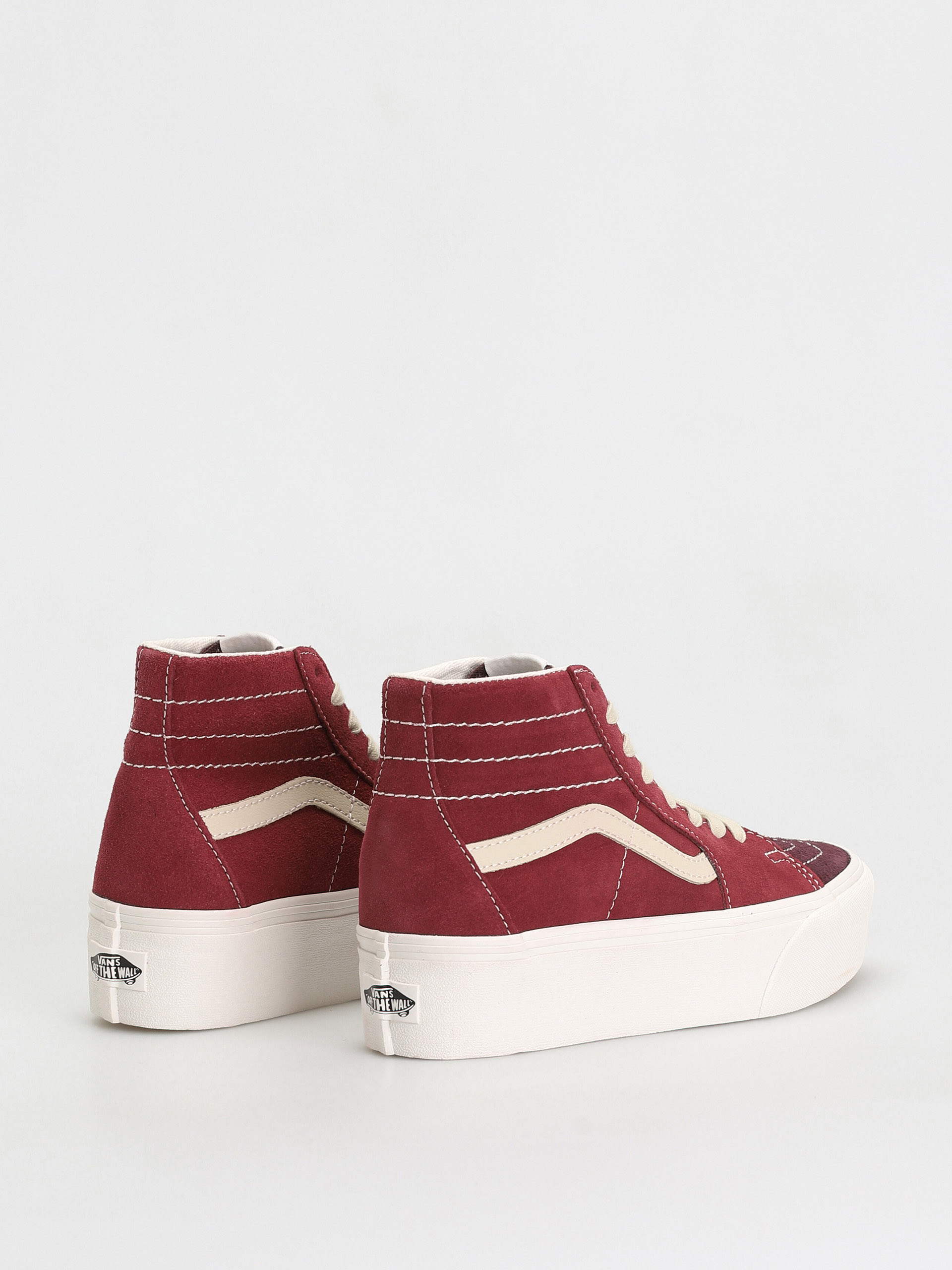 Buty Vans Sk8 Hi Tapered Stackform (varsity suede tawny port)