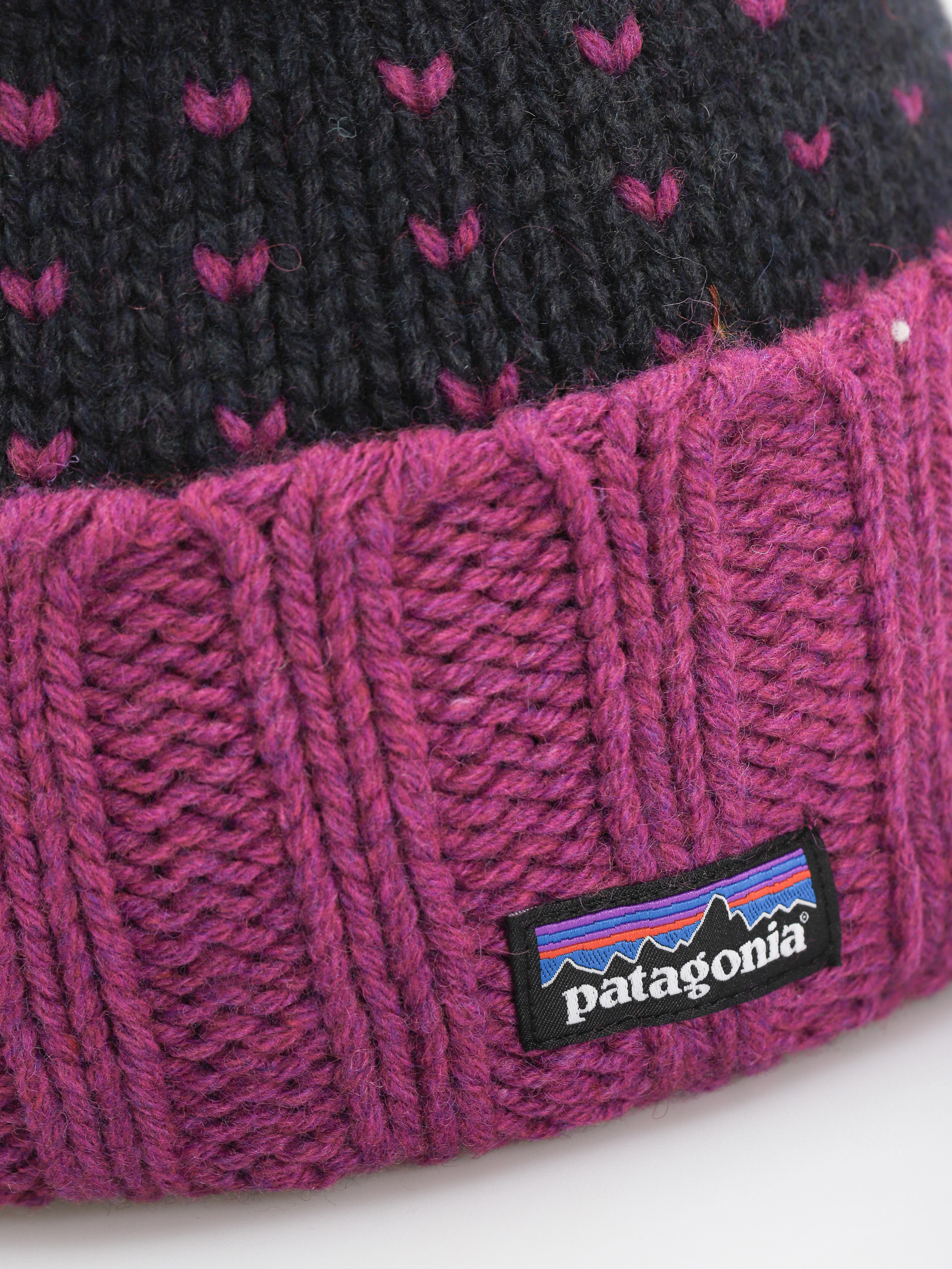 Czapka zimowa Patagonia Snowbelle (simple dot/amaranth pink)