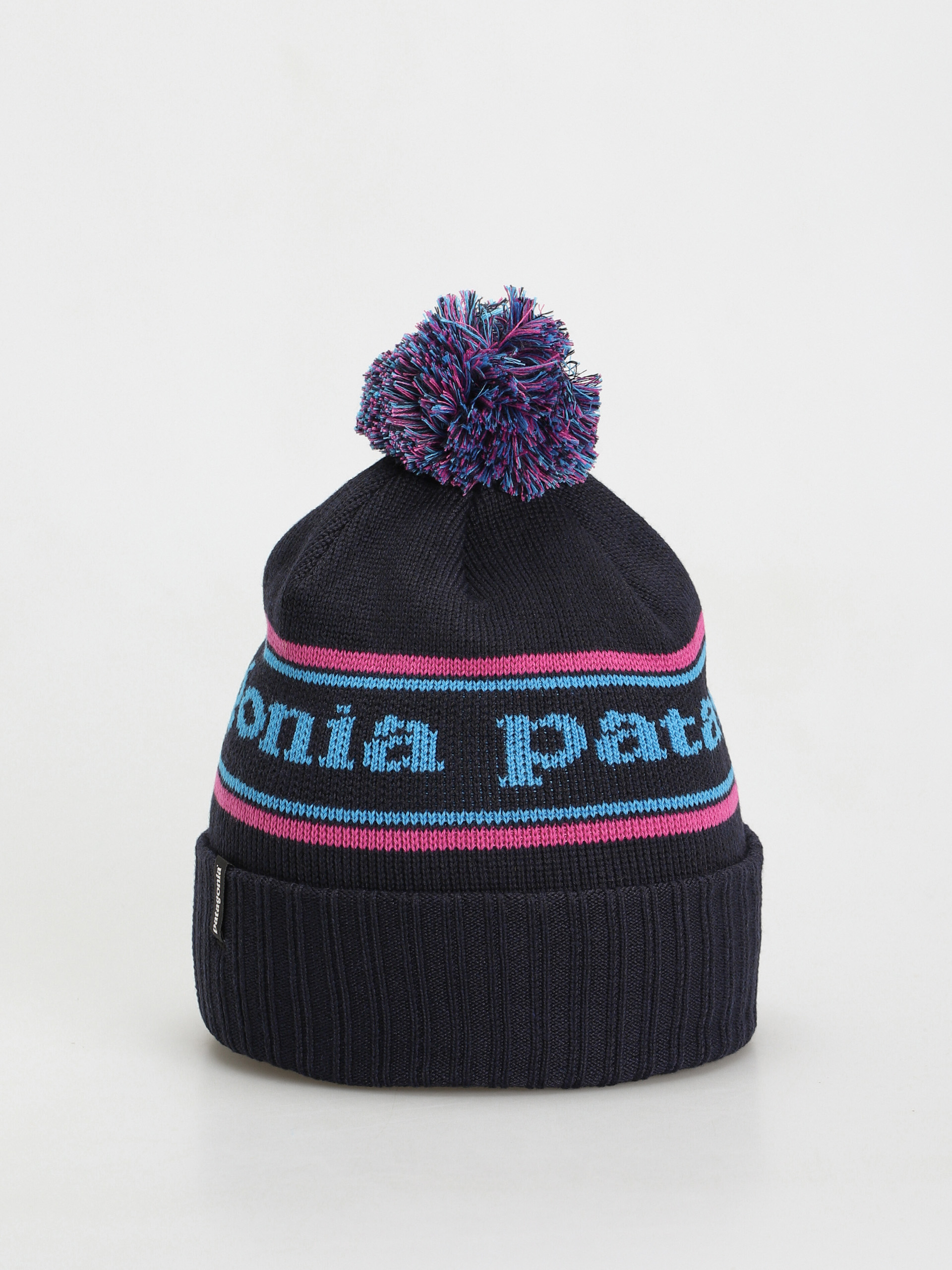 Czapka zimowa Patagonia Powder Town (park stripe/pitch blue)