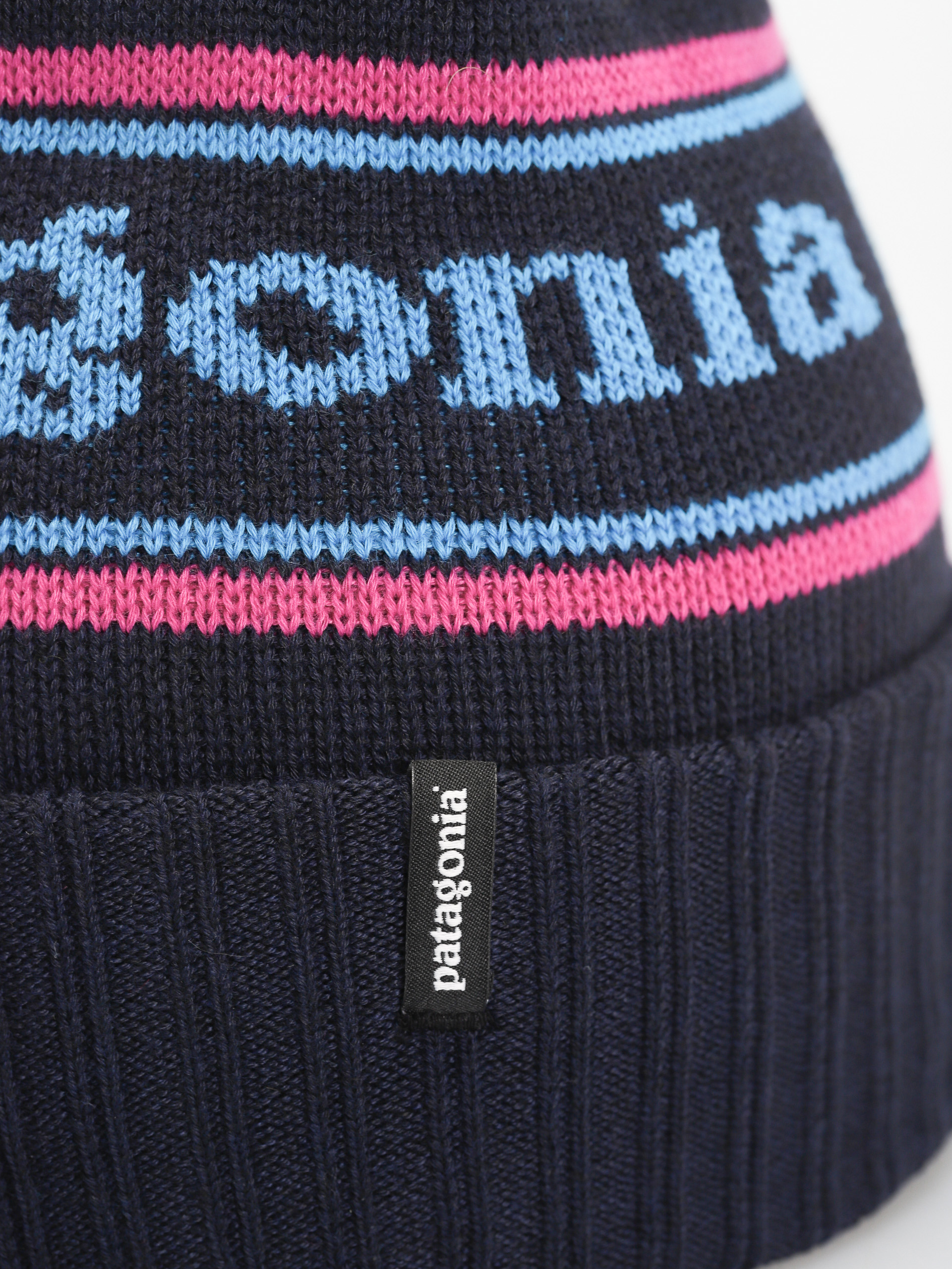 Czapka zimowa Patagonia Powder Town (park stripe/pitch blue)