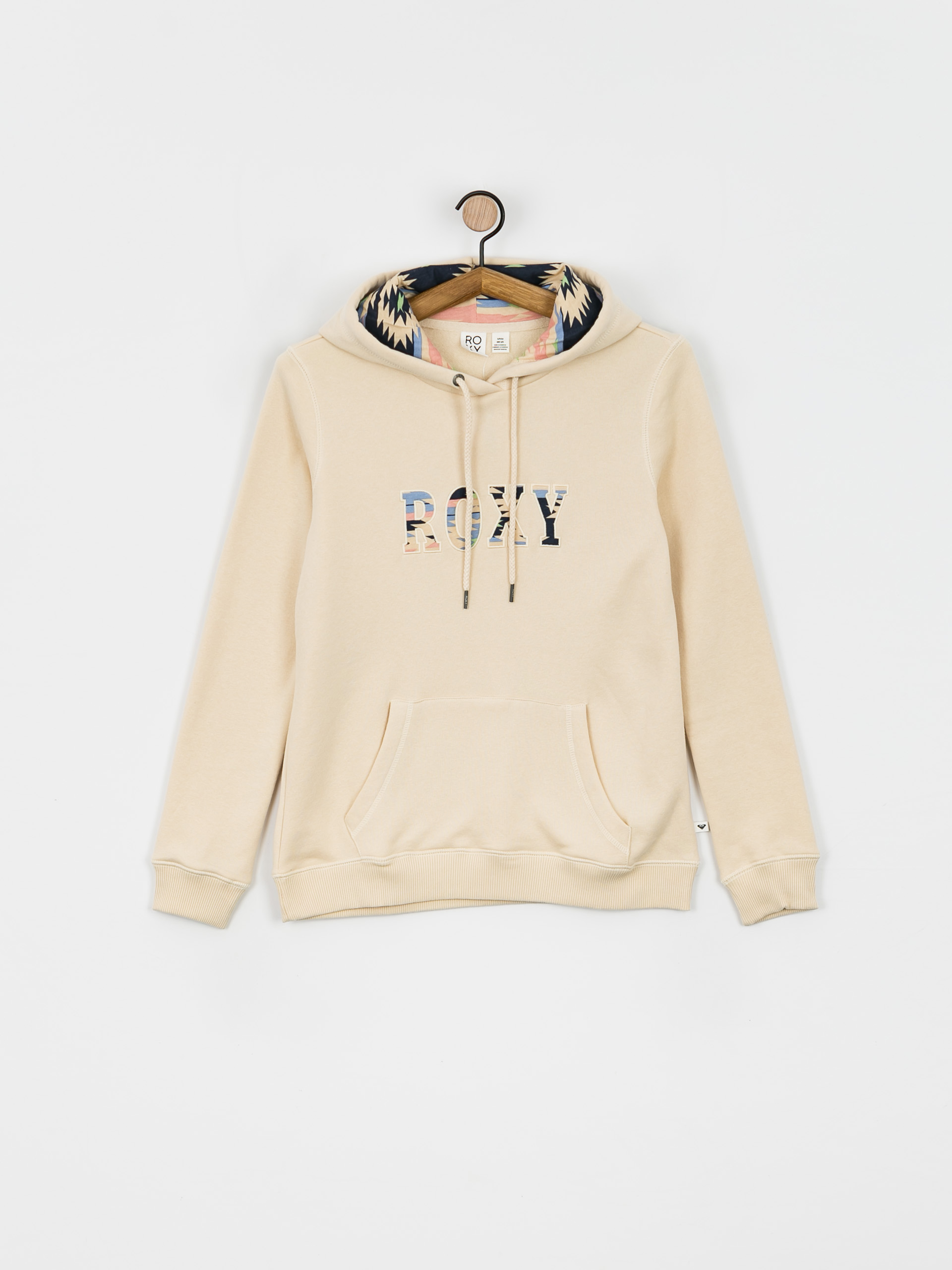 Bluza z kapturem Roxy Right On Time HD Wmn (tapioca)