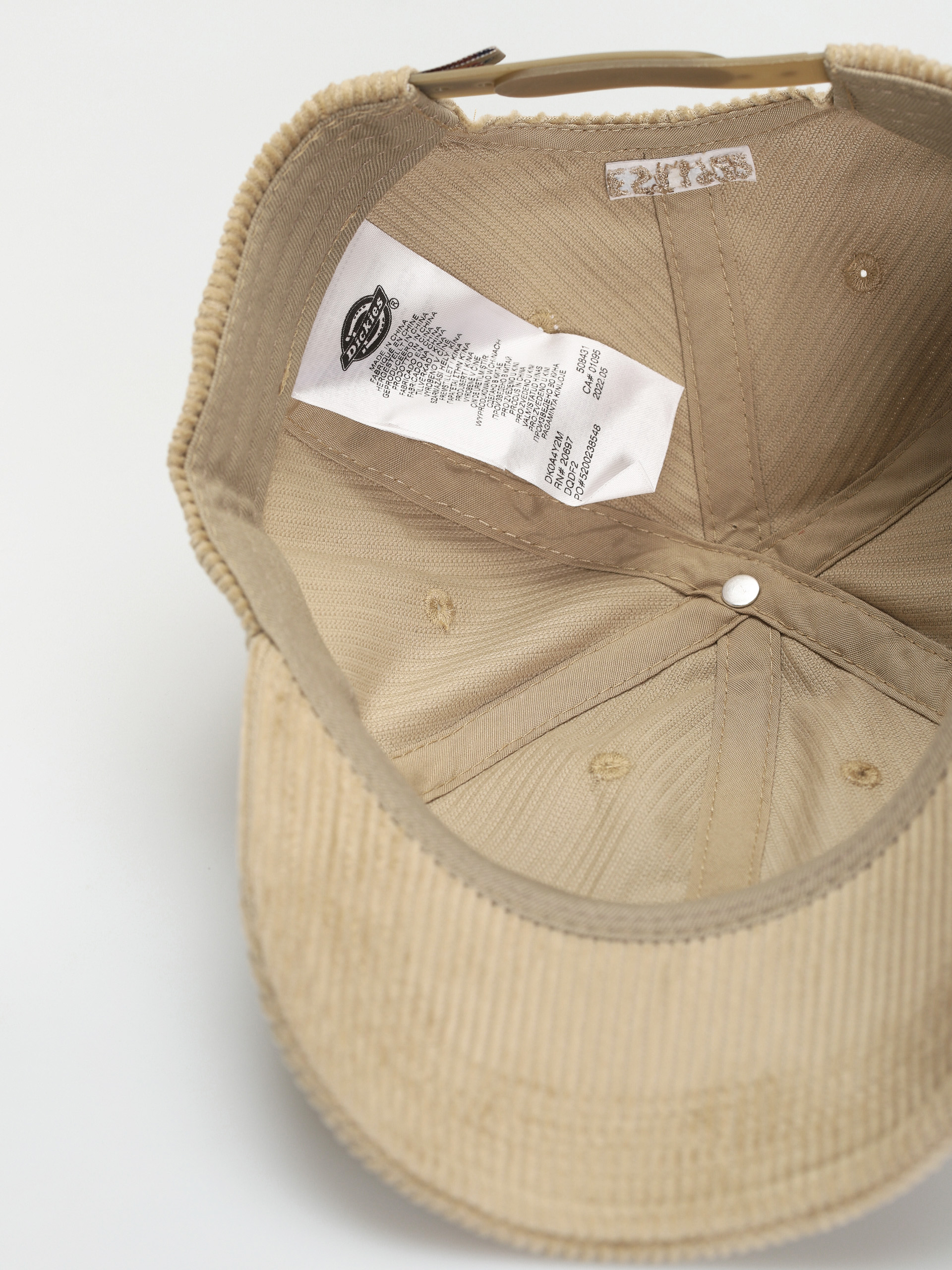 Czapka z daszkiem Dickies Hardwick Cord (khaki)