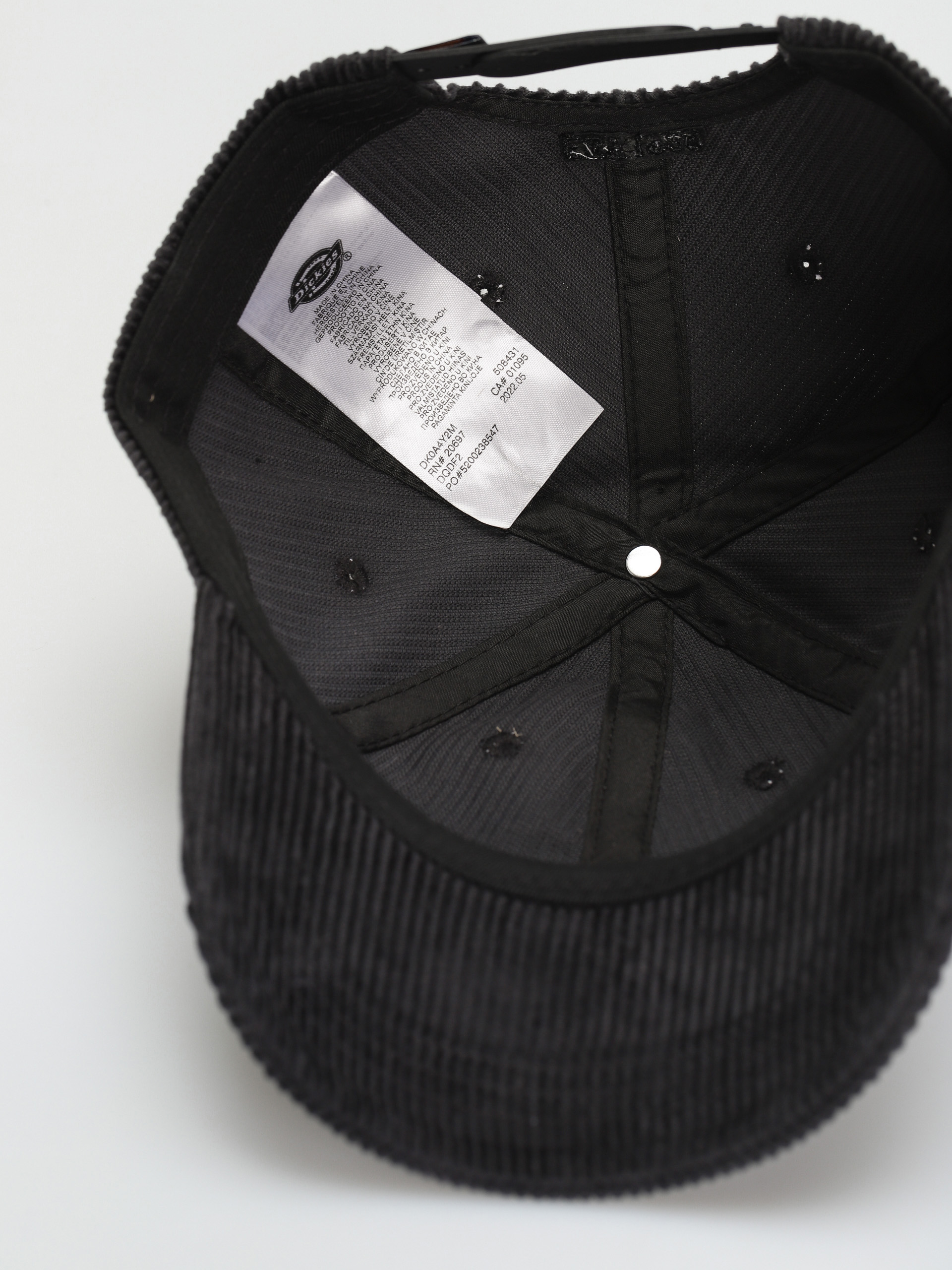 Czapka z daszkiem Dickies Hardwick Cord (black)