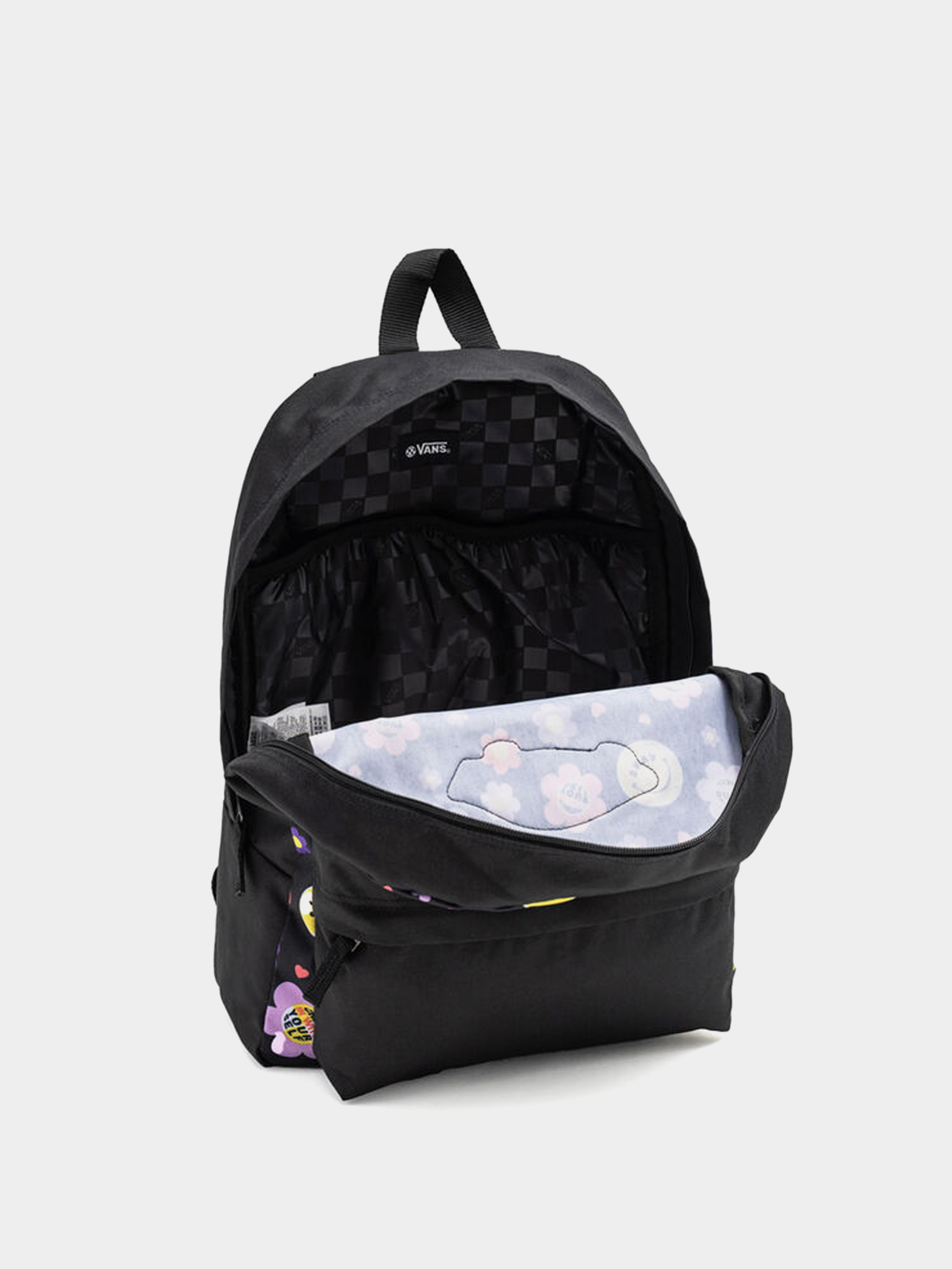 Plecak Vans Realm Wmn (radically happy black/dubarry)