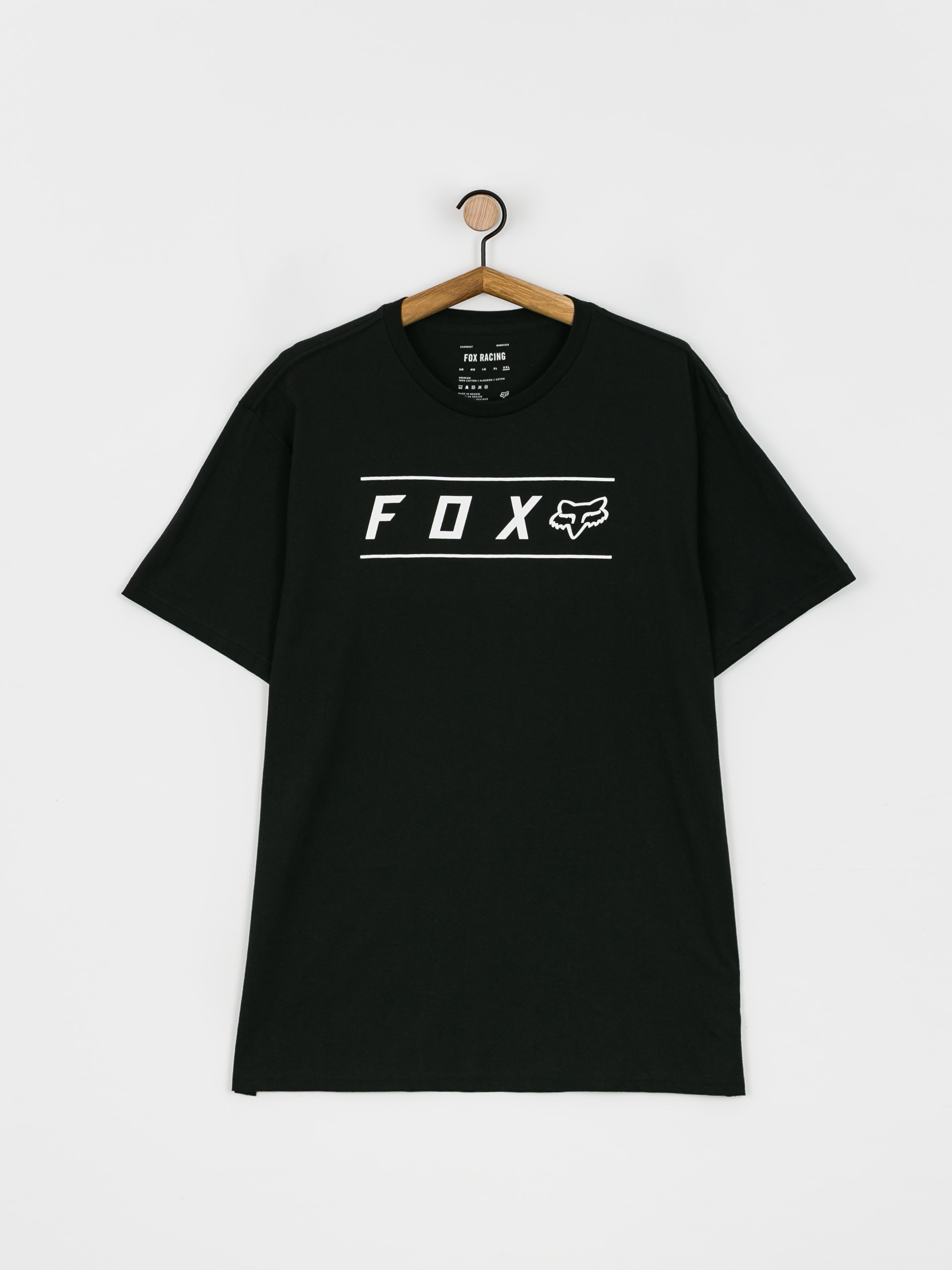 T-shirt Fox Pinnacle Premium (blk/wht)