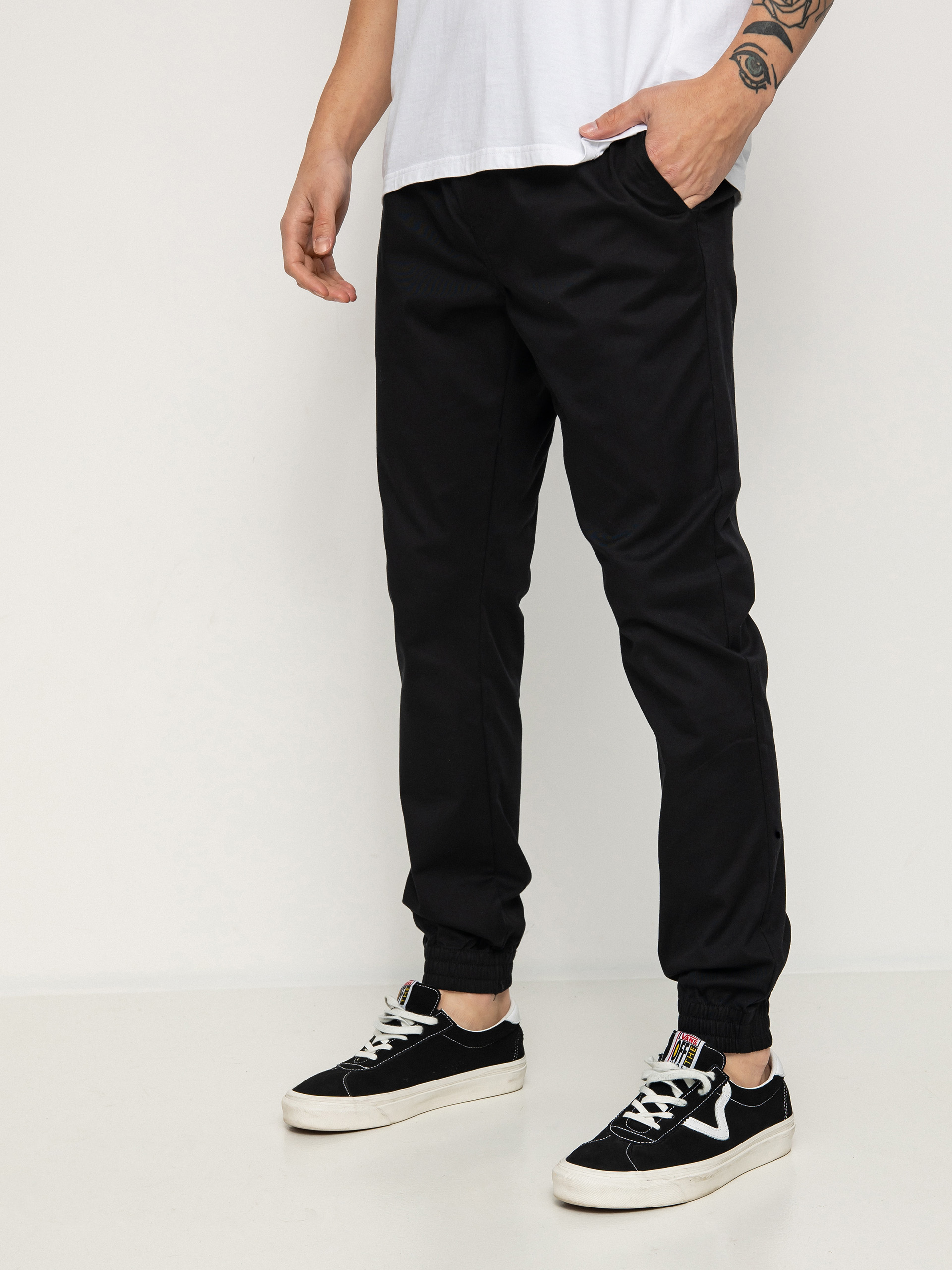 Spodnie Volcom Frickin Slim Jogger (black)