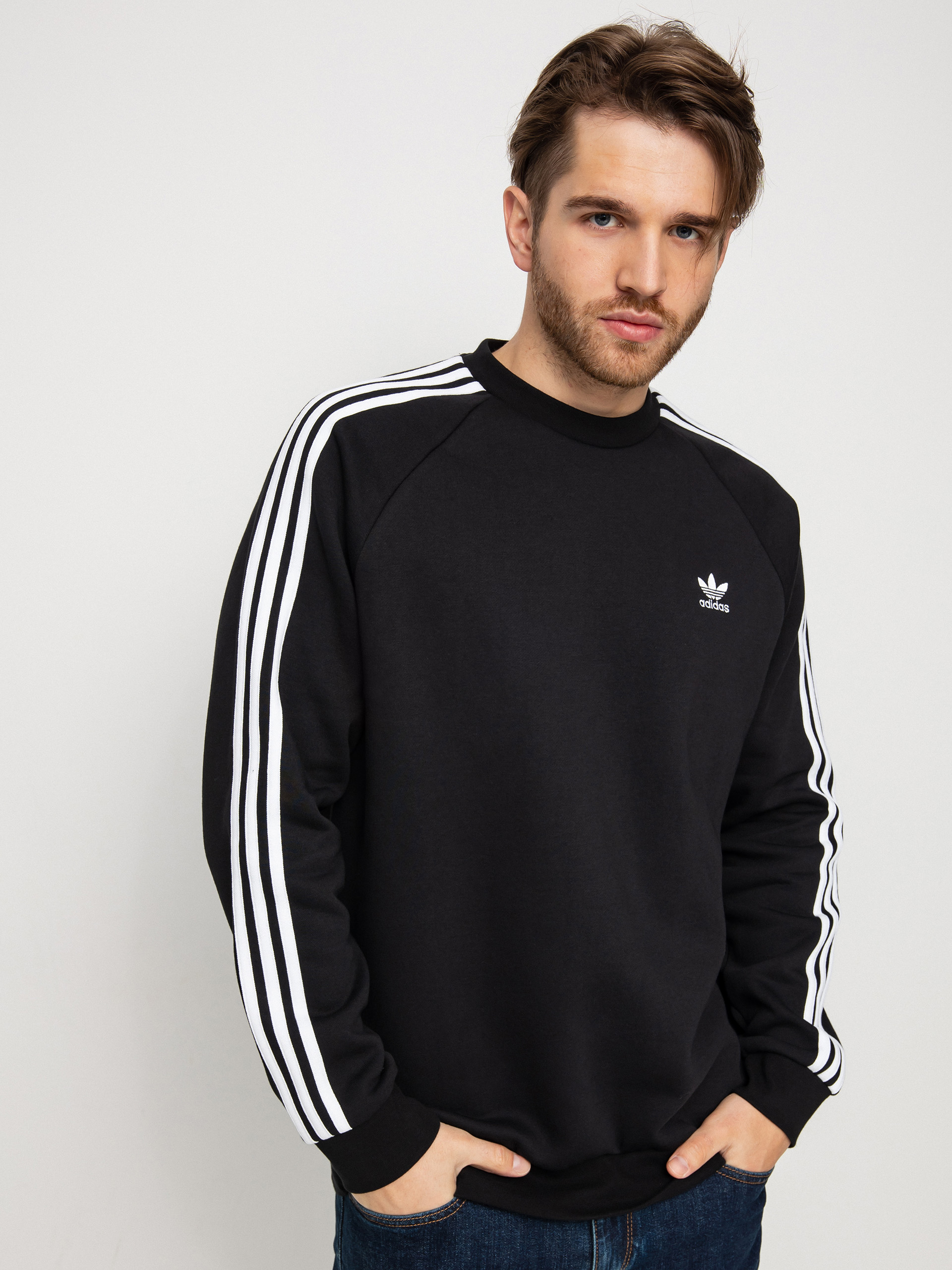 Bluza adidas Originals 3 Stripes Crew (black)