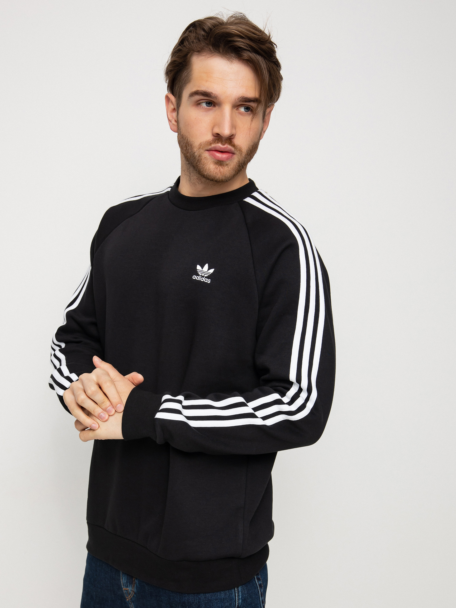 Bluza adidas Originals 3 Stripes Crew (black)