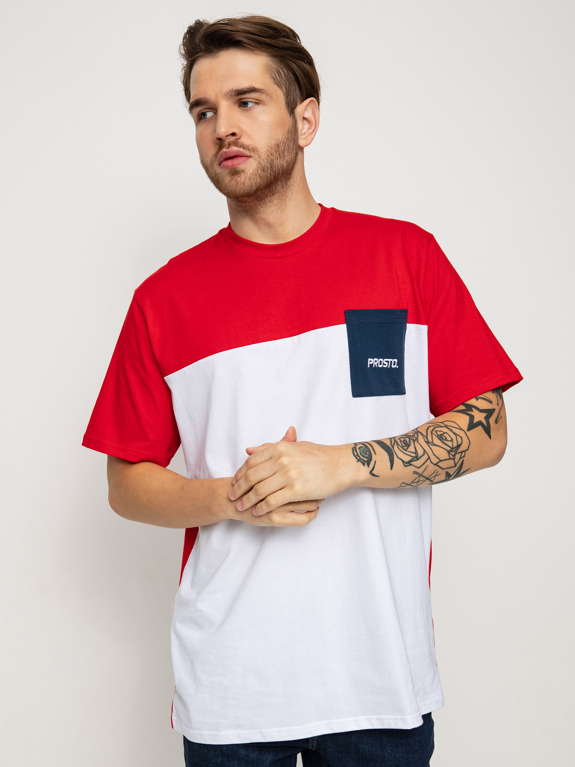 T-shirt Prosto Pockes (red)