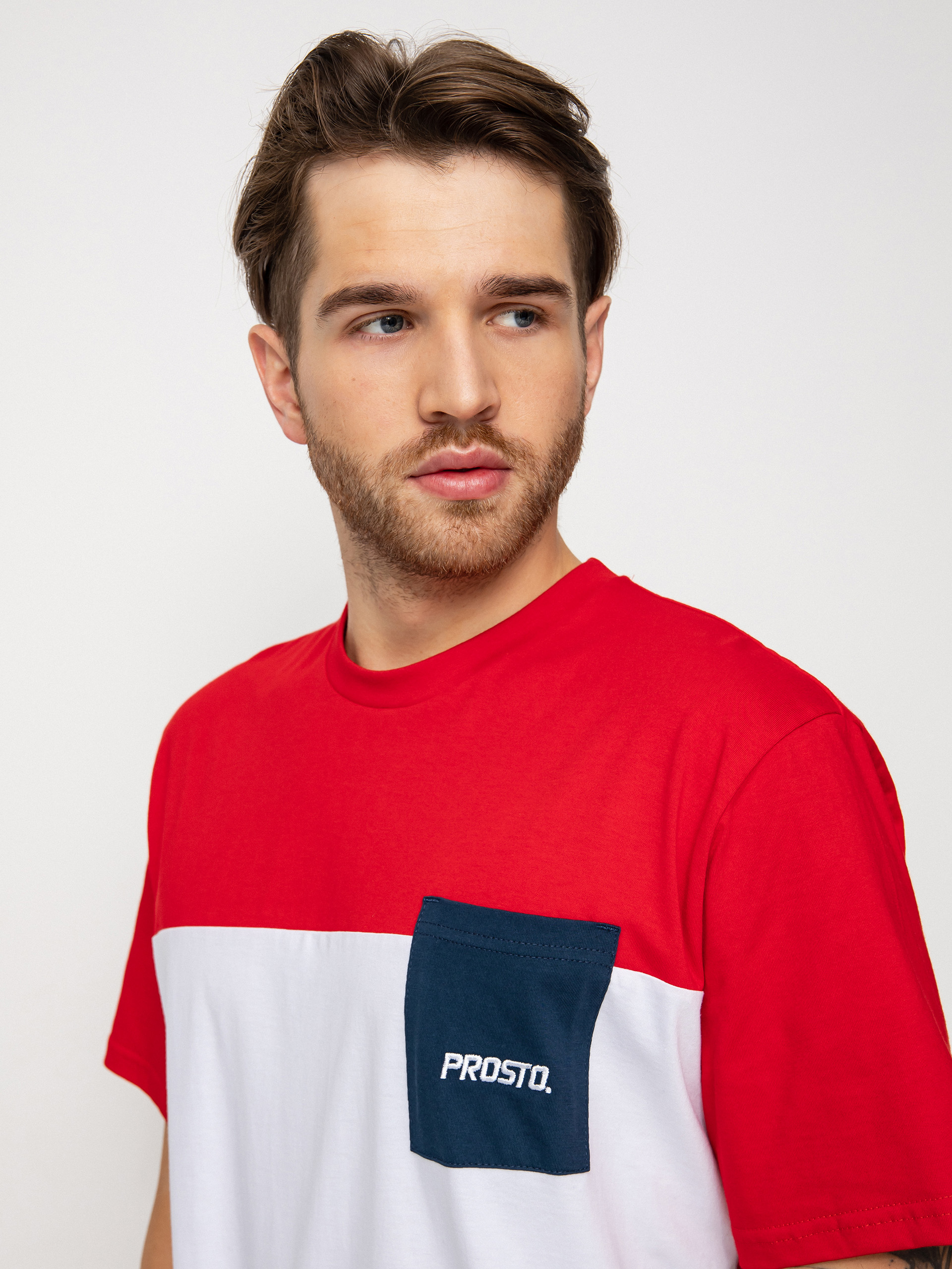 T-shirt Prosto Pockes (red)