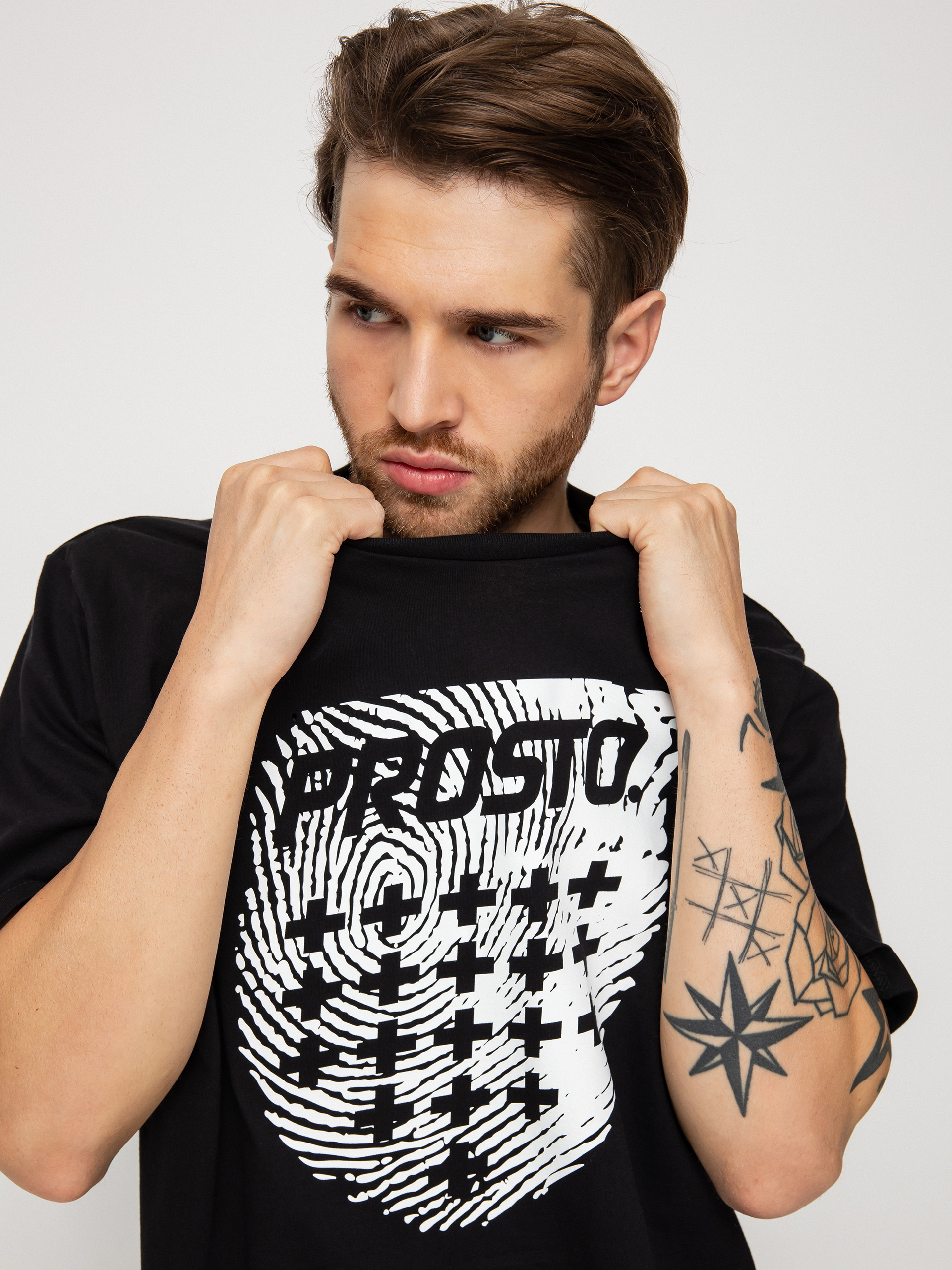 T-shirt Prosto Finger (black)