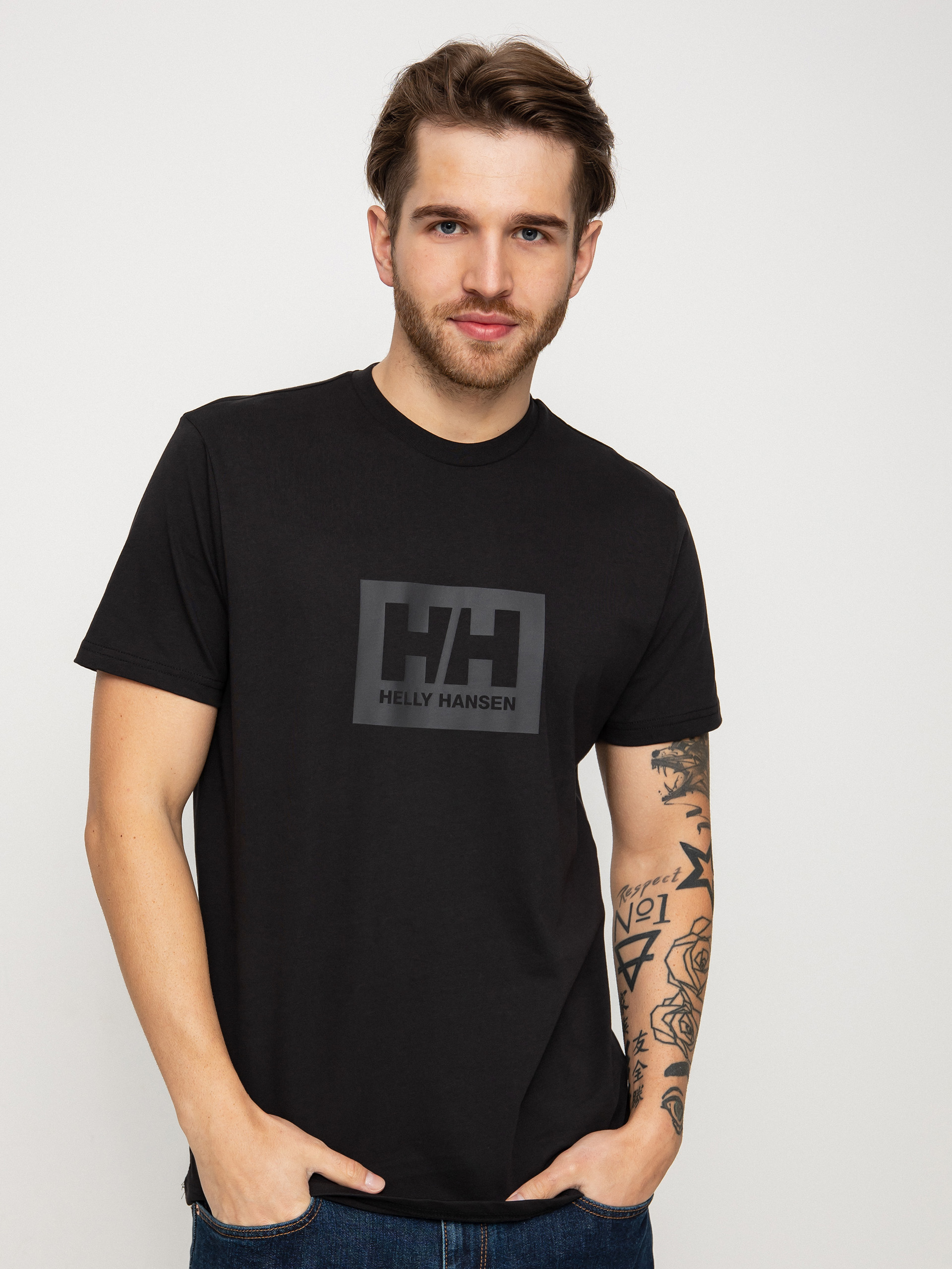 T-shirt Helly Hansen Box (black)