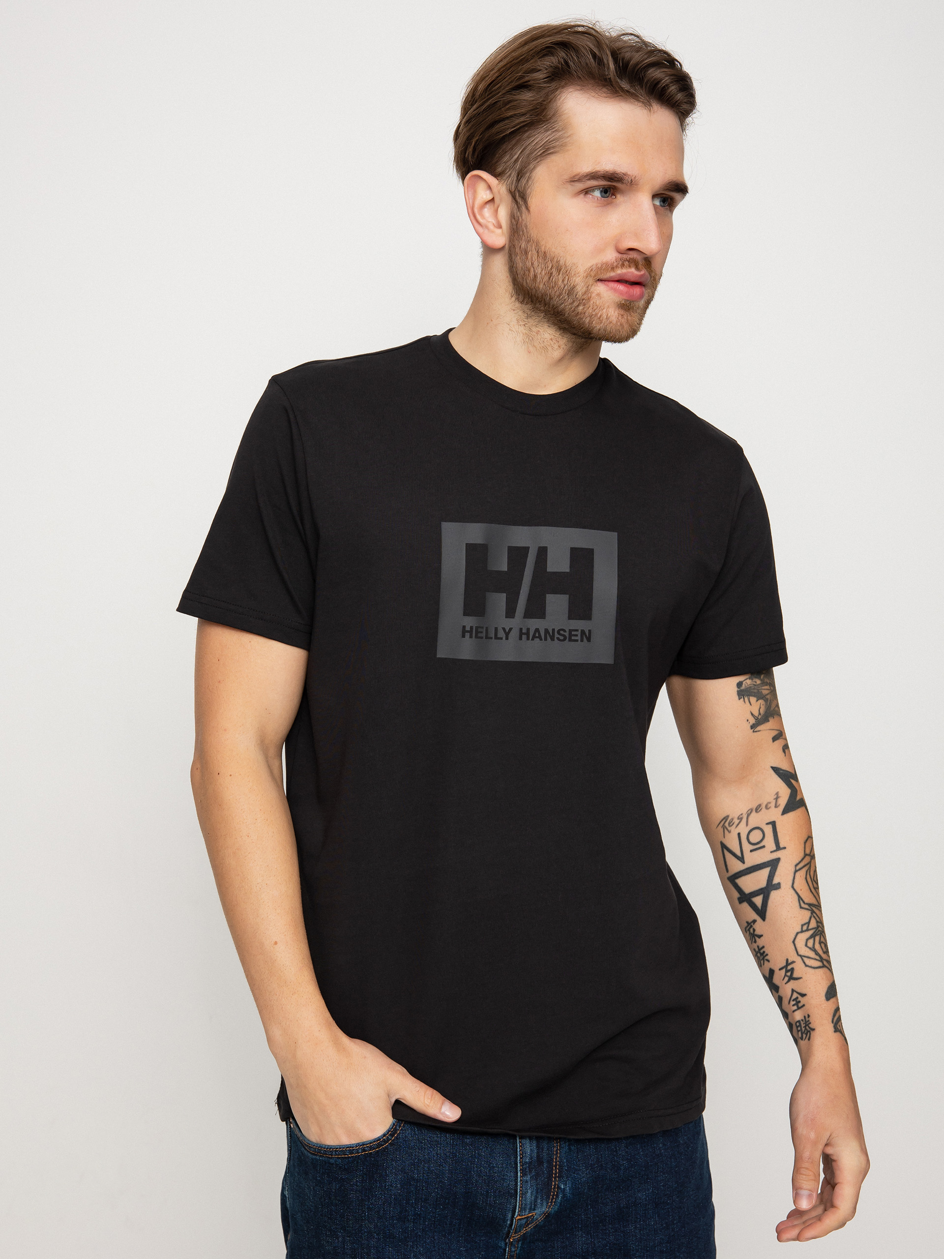 T-shirt Helly Hansen Box (black)