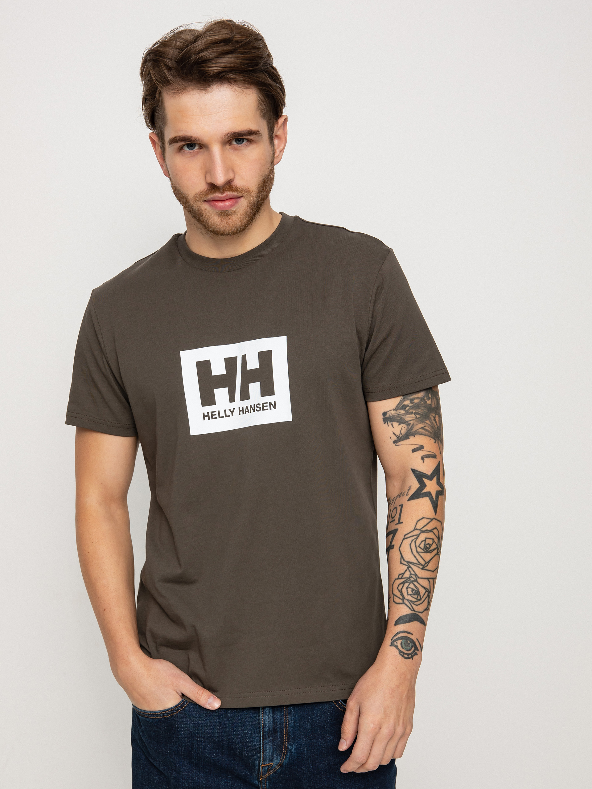T-shirt Helly Hansen Box (beluga)