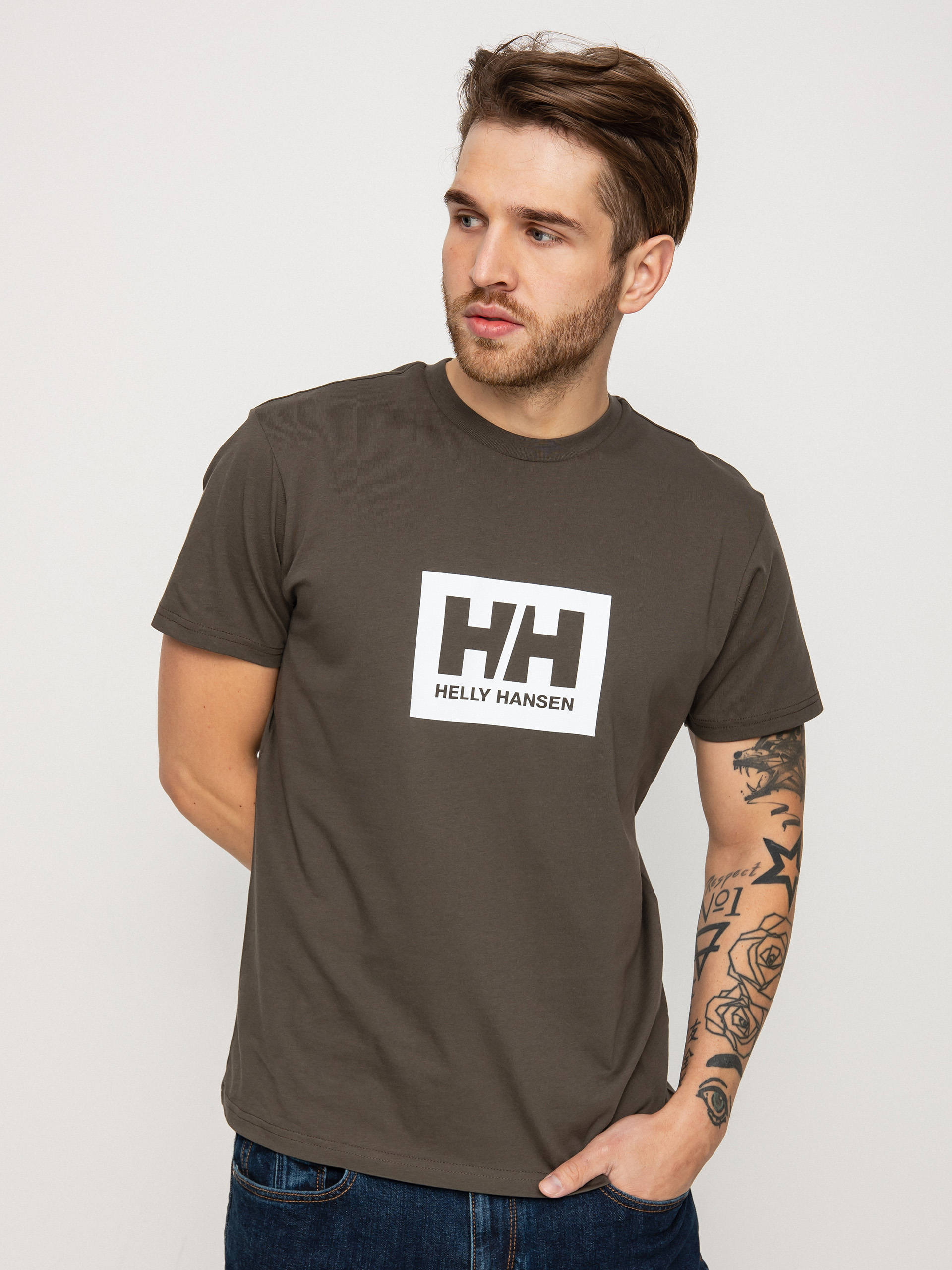 T-shirt Helly Hansen Box (beluga)