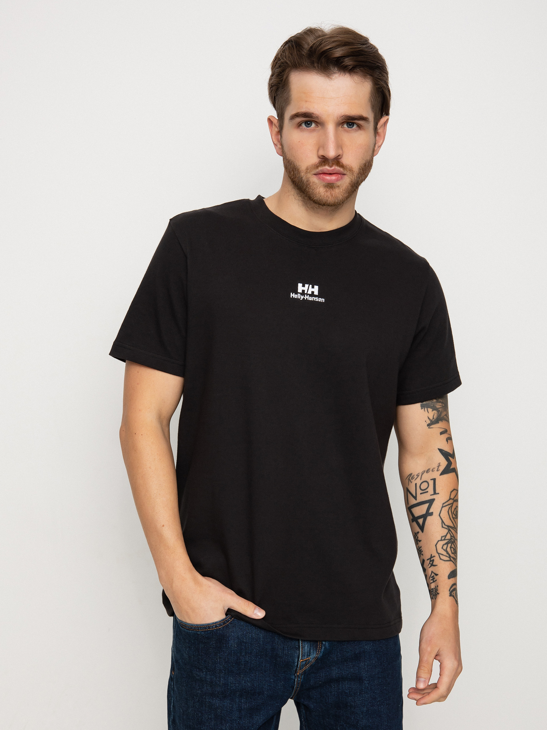 T-shirt Helly Hansen Yu Patch (black)