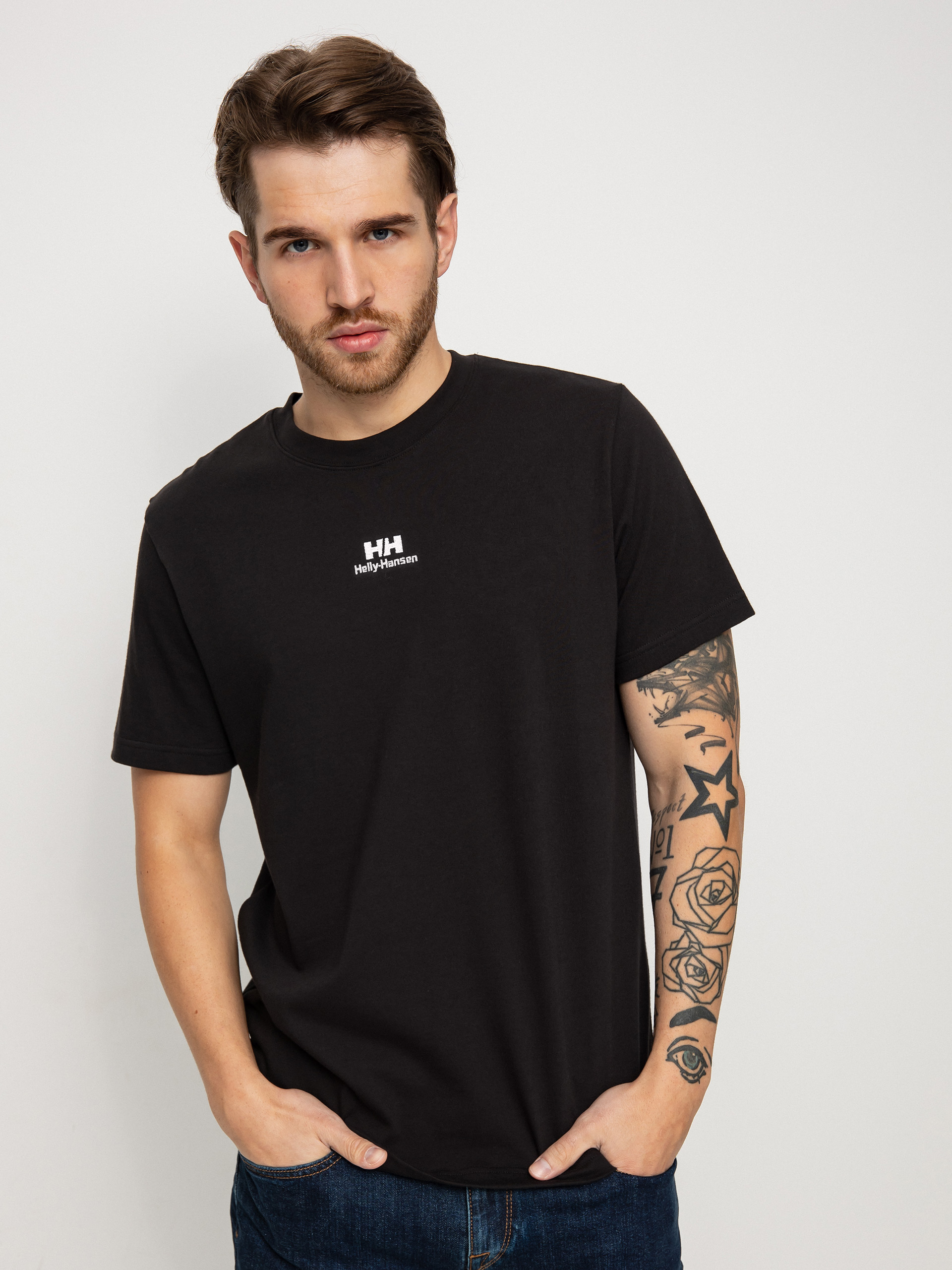 T-shirt Helly Hansen Yu Patch (black)
